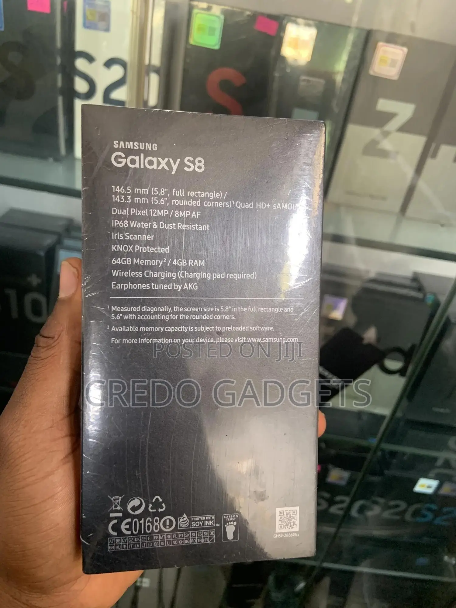 New Samsung Galaxy S8 64 GB Black