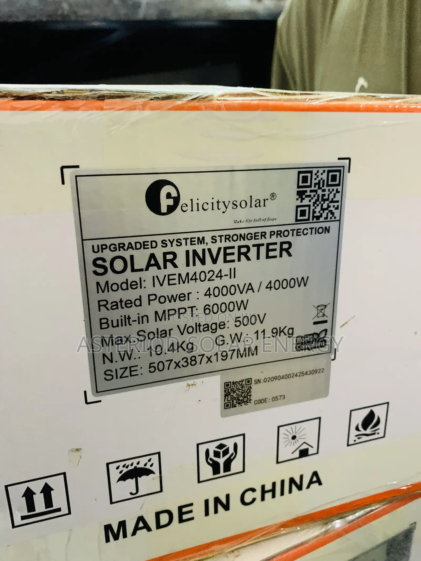 4kva 24v Ivem Felicity Solar Inverter