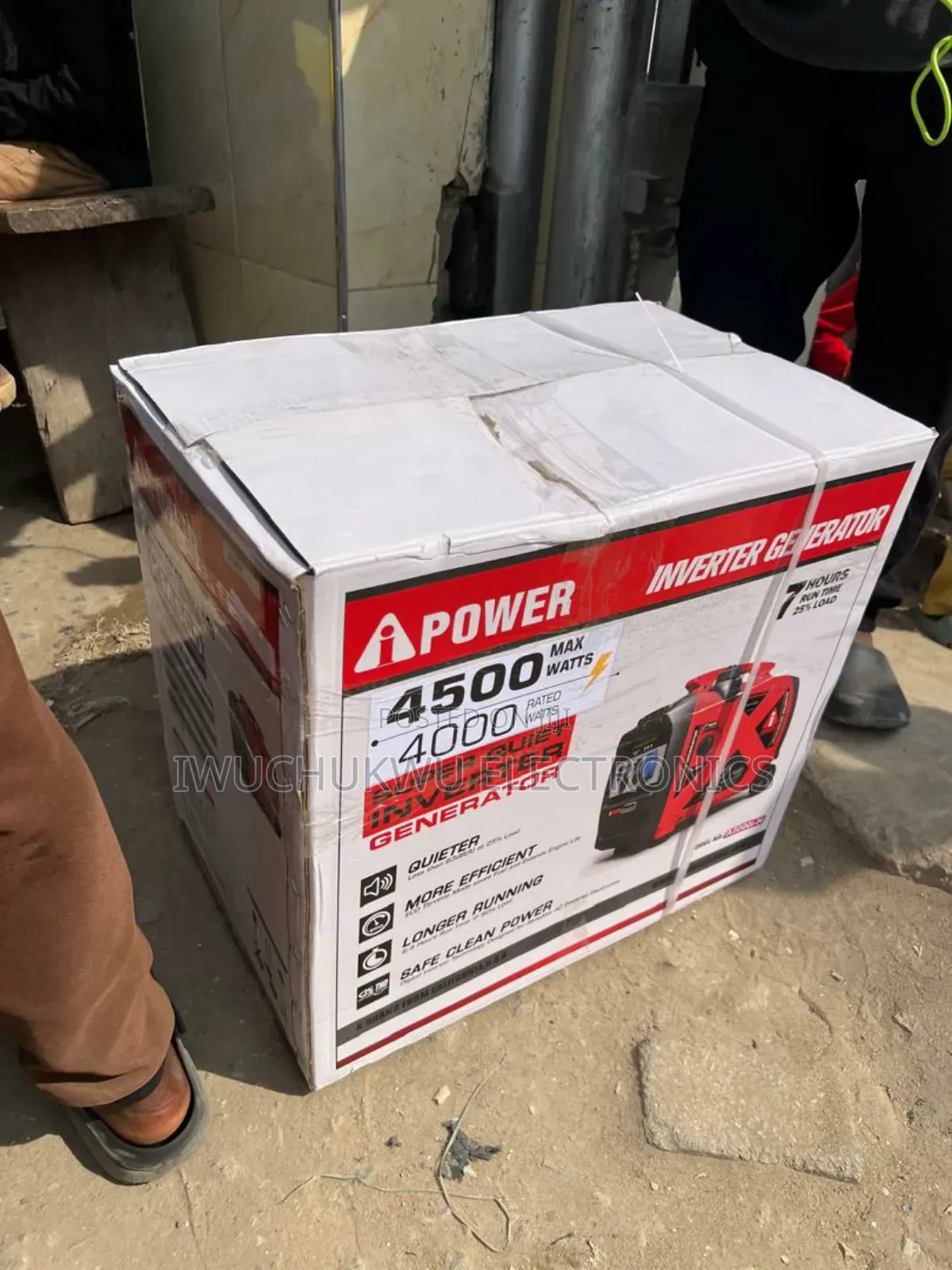 4500 Watts [4.5kva] Ipower Petrol Inverter Generator {Super Silent}