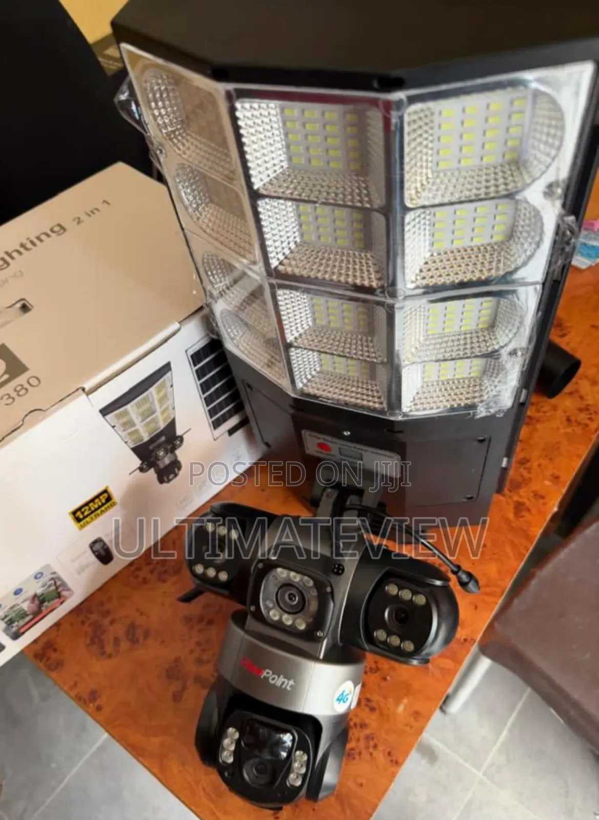 V380 Solar Street Light Camera 12mp