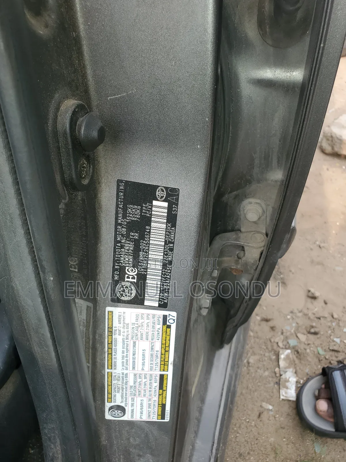 Toyota Corolla 2005 Gray