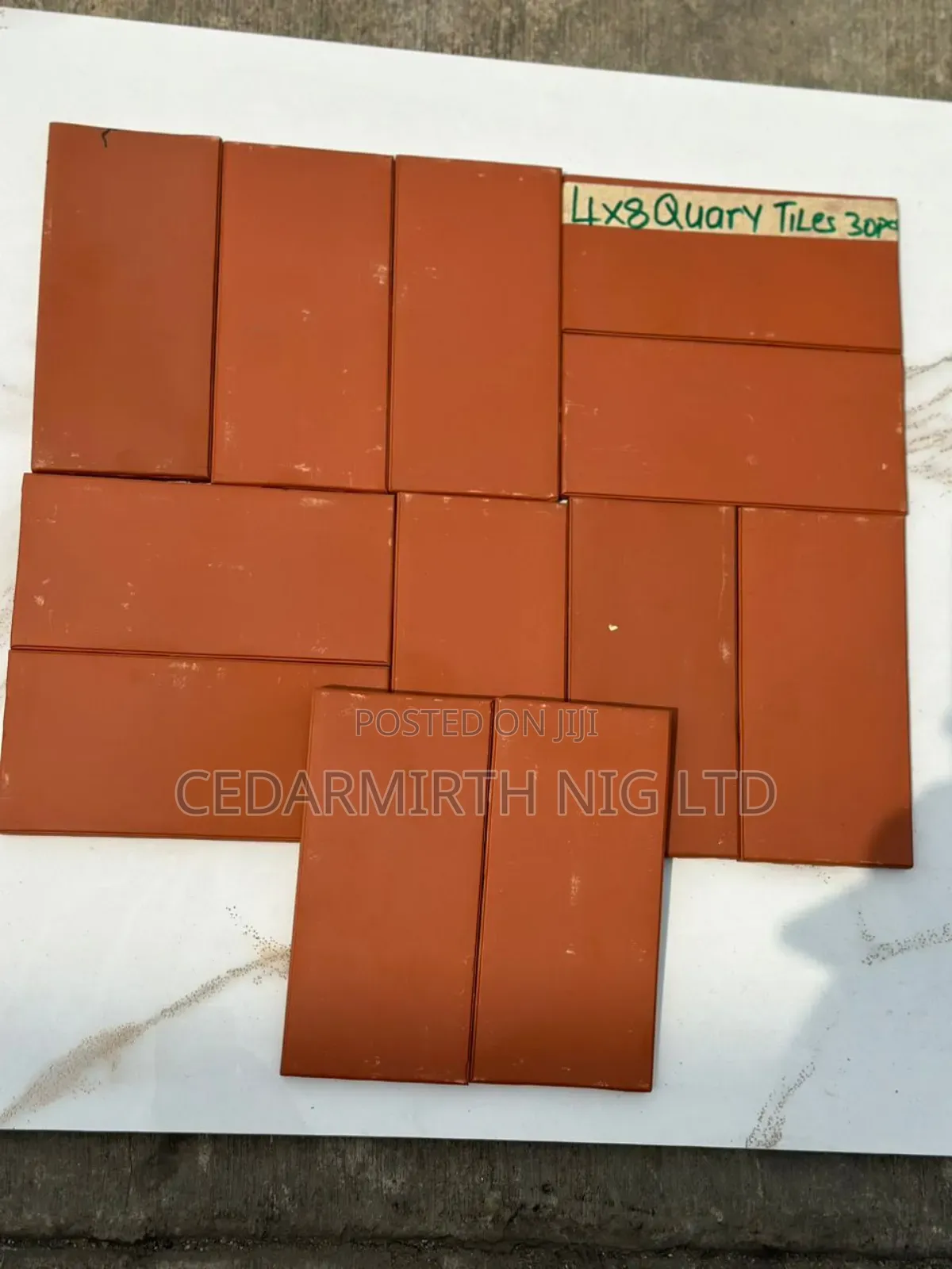 Floot Tile Terracotta ( Quarry ). 01,01,26