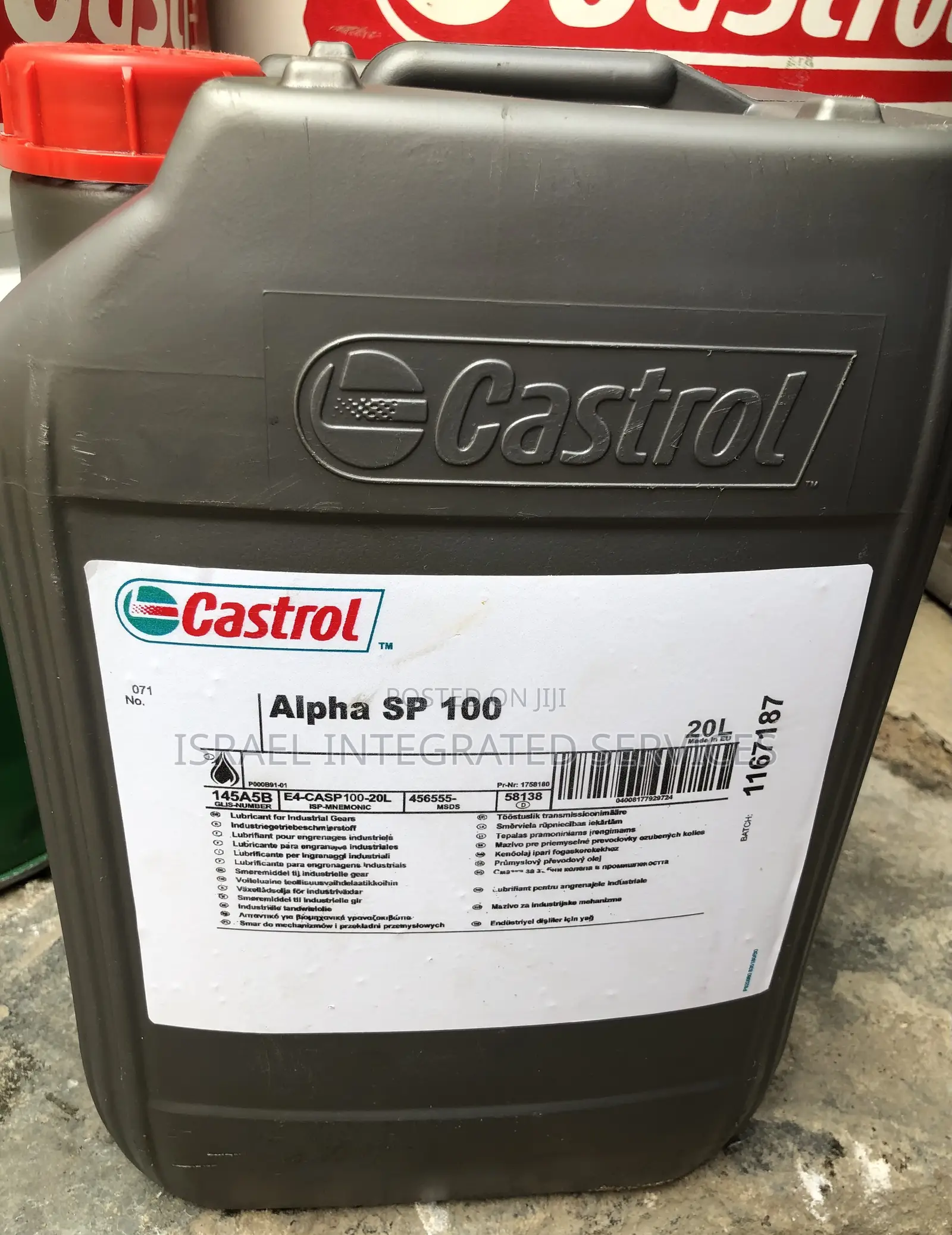 Castrol Alpha Sp 100 Industrial Gear Oil