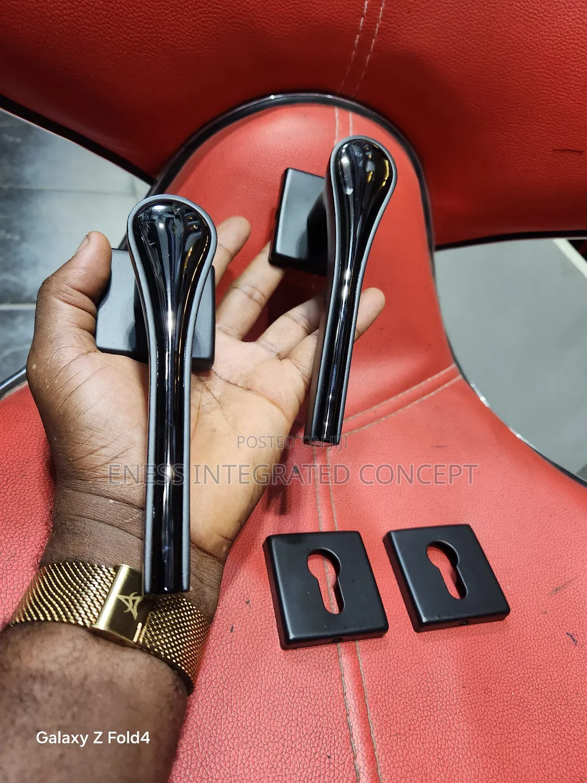 Matte Black And Chrome Black Quality Lock