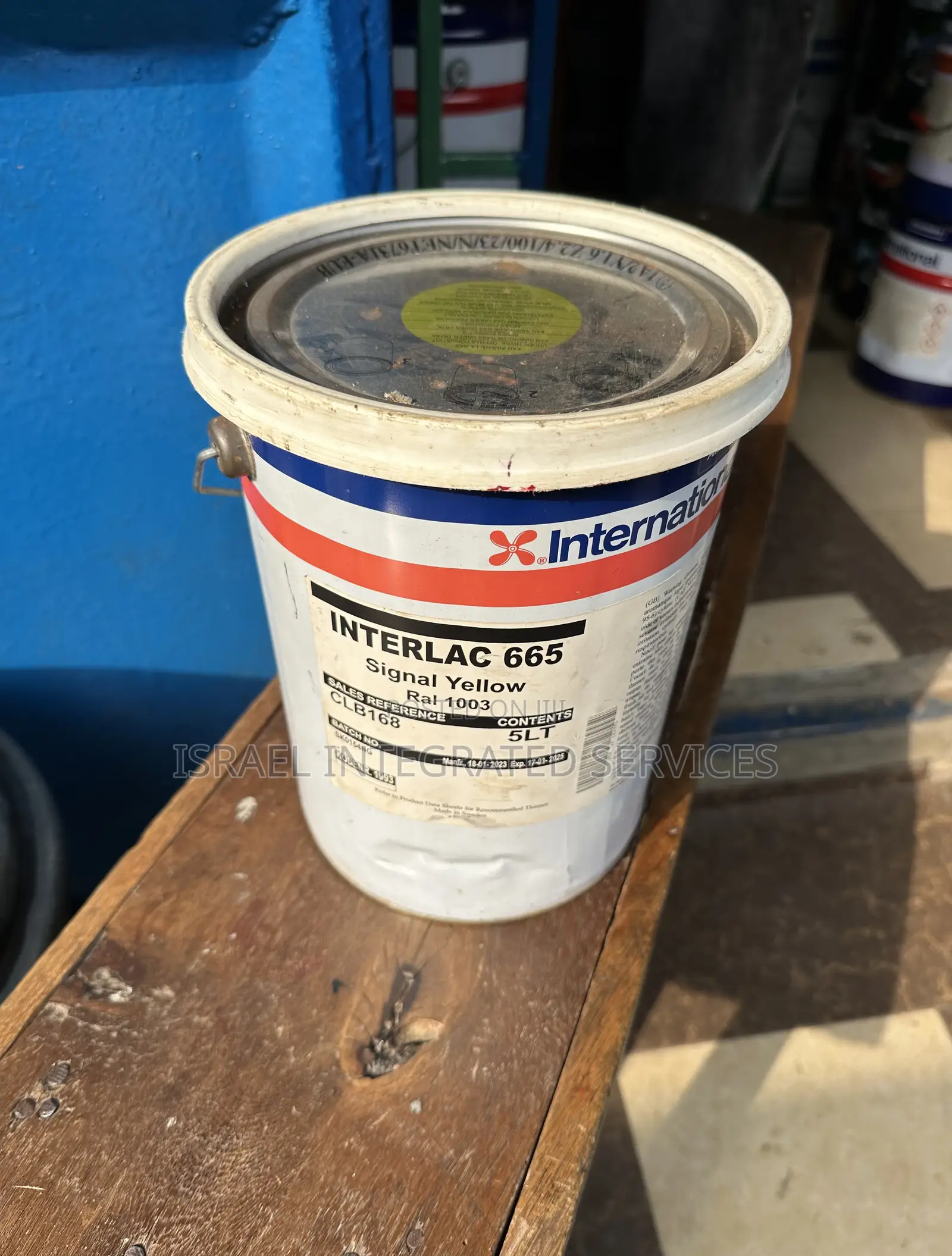 International Marine Paint Interlac 665 Signal Yellow 5lt