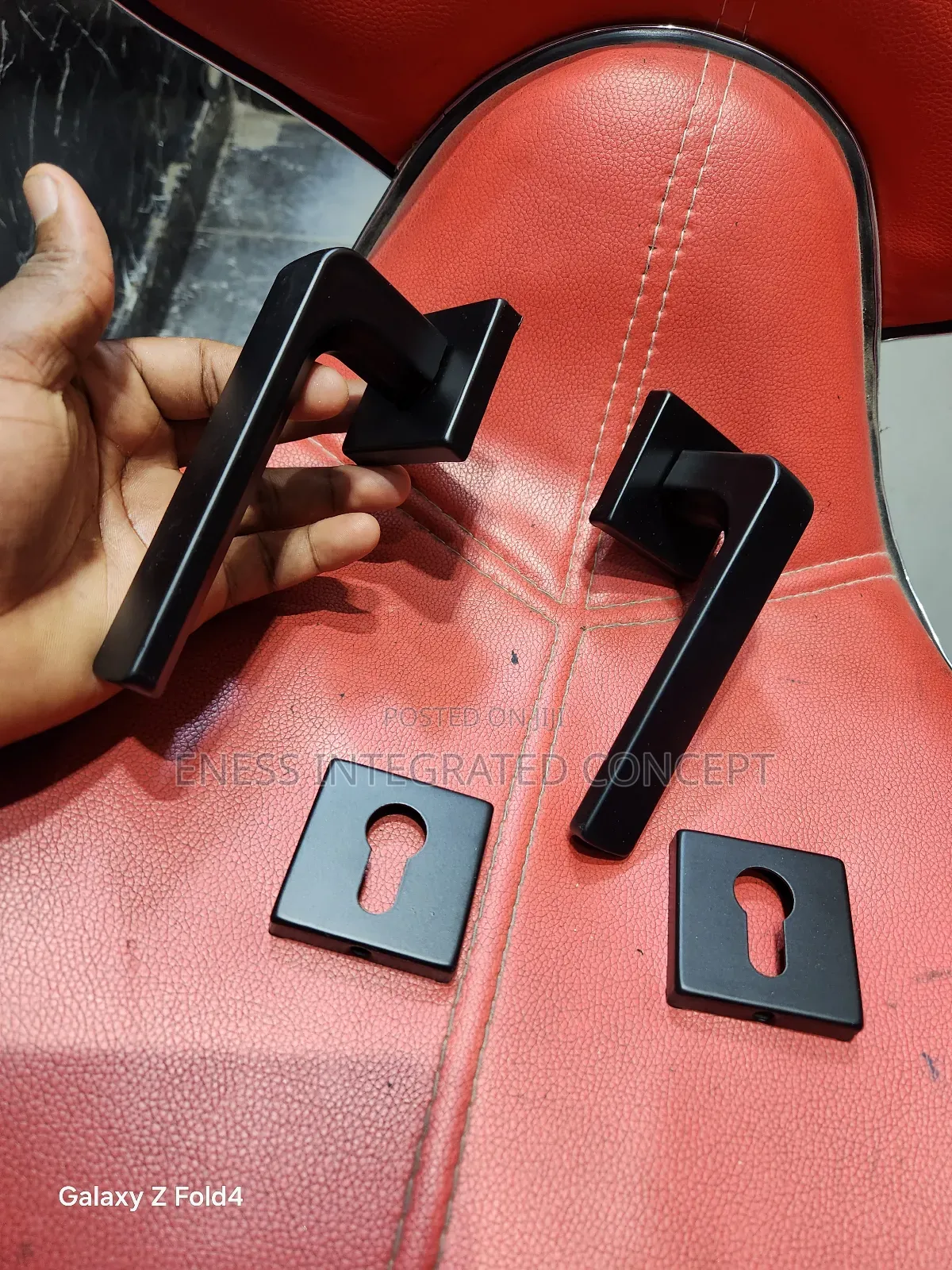 Black Coated Full Black Lock Set
