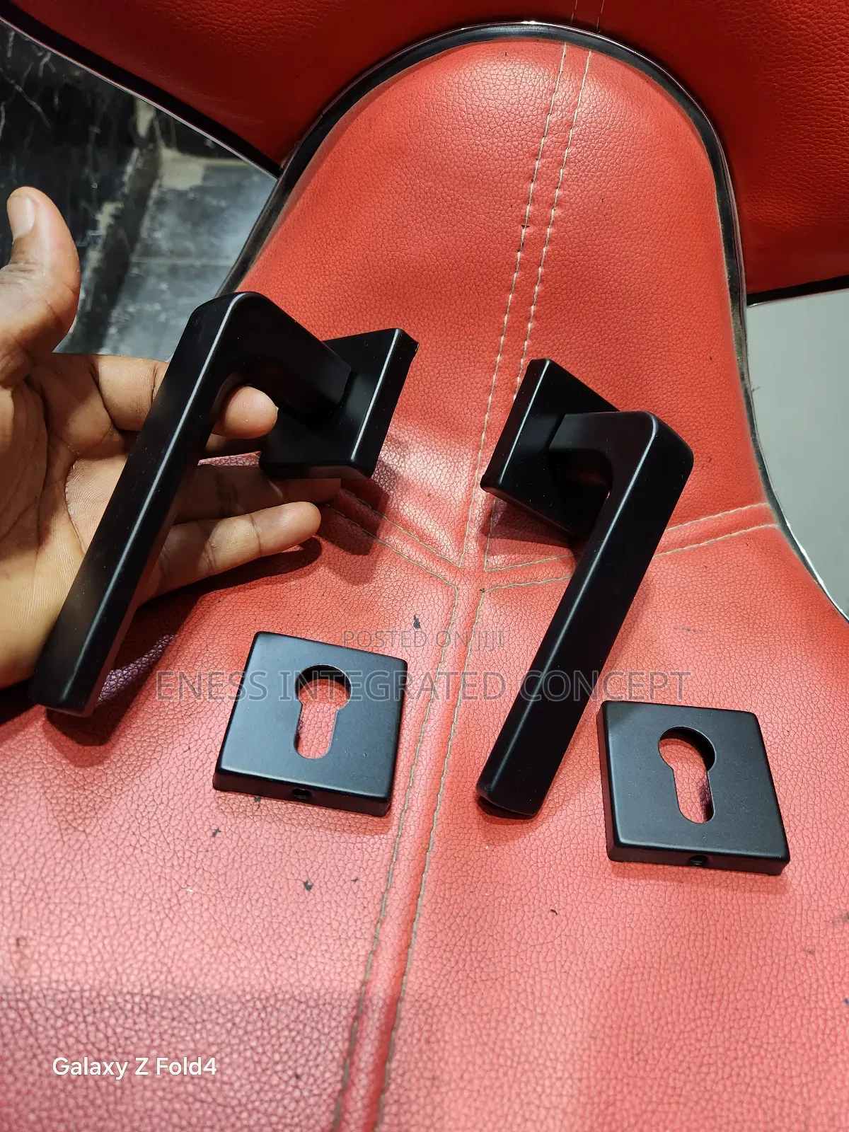 Black Coated Full Black Lock Set