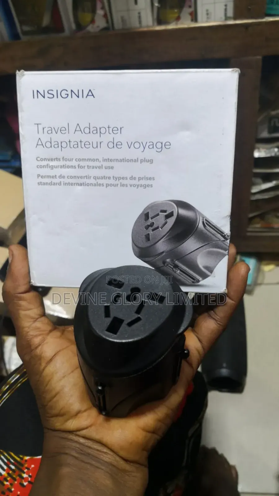 Insignia All-in-1 Universal Travel Plug Adapter Ns-Tadpt1-C