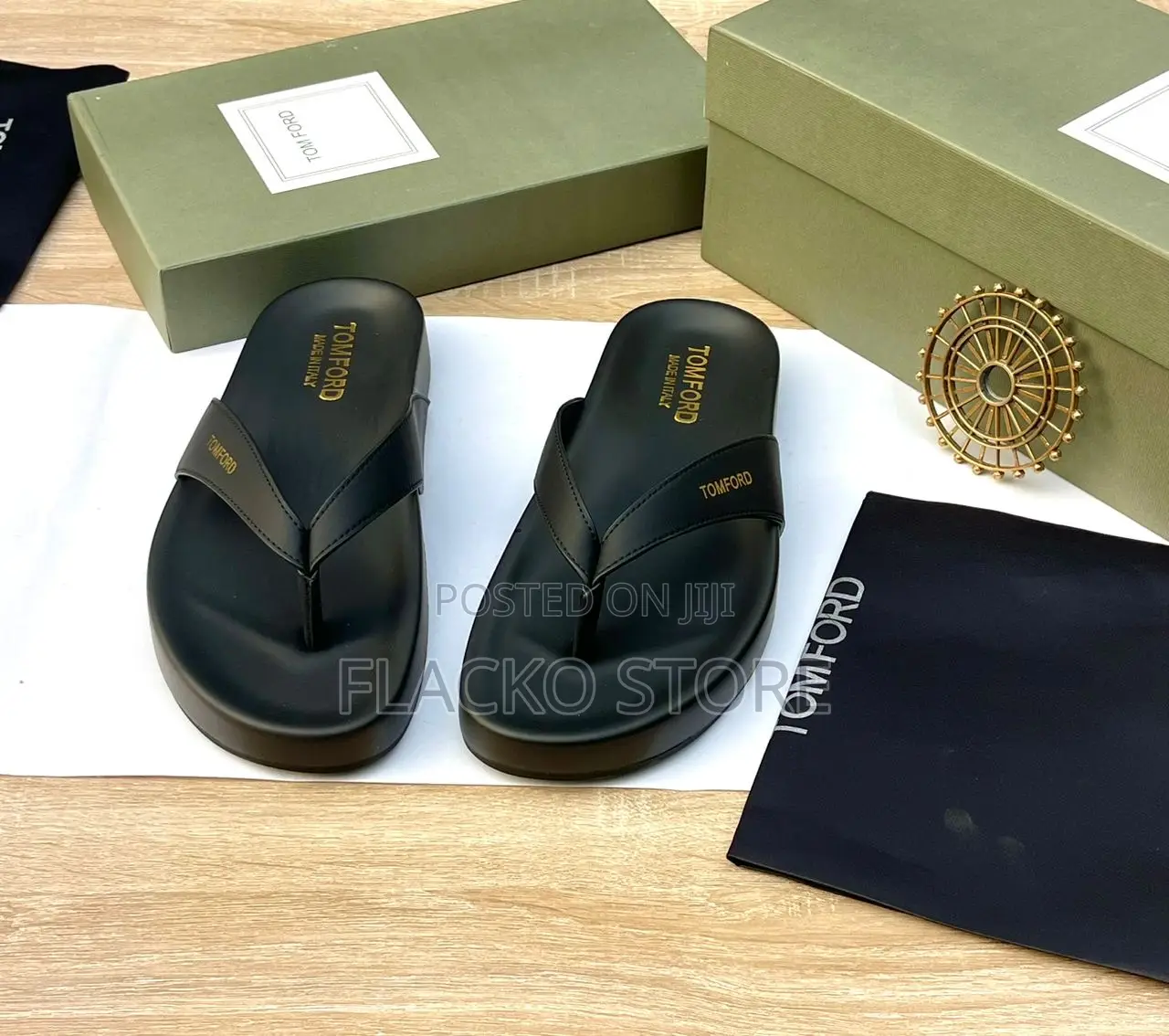 Original Tom Ford Leather Slippers