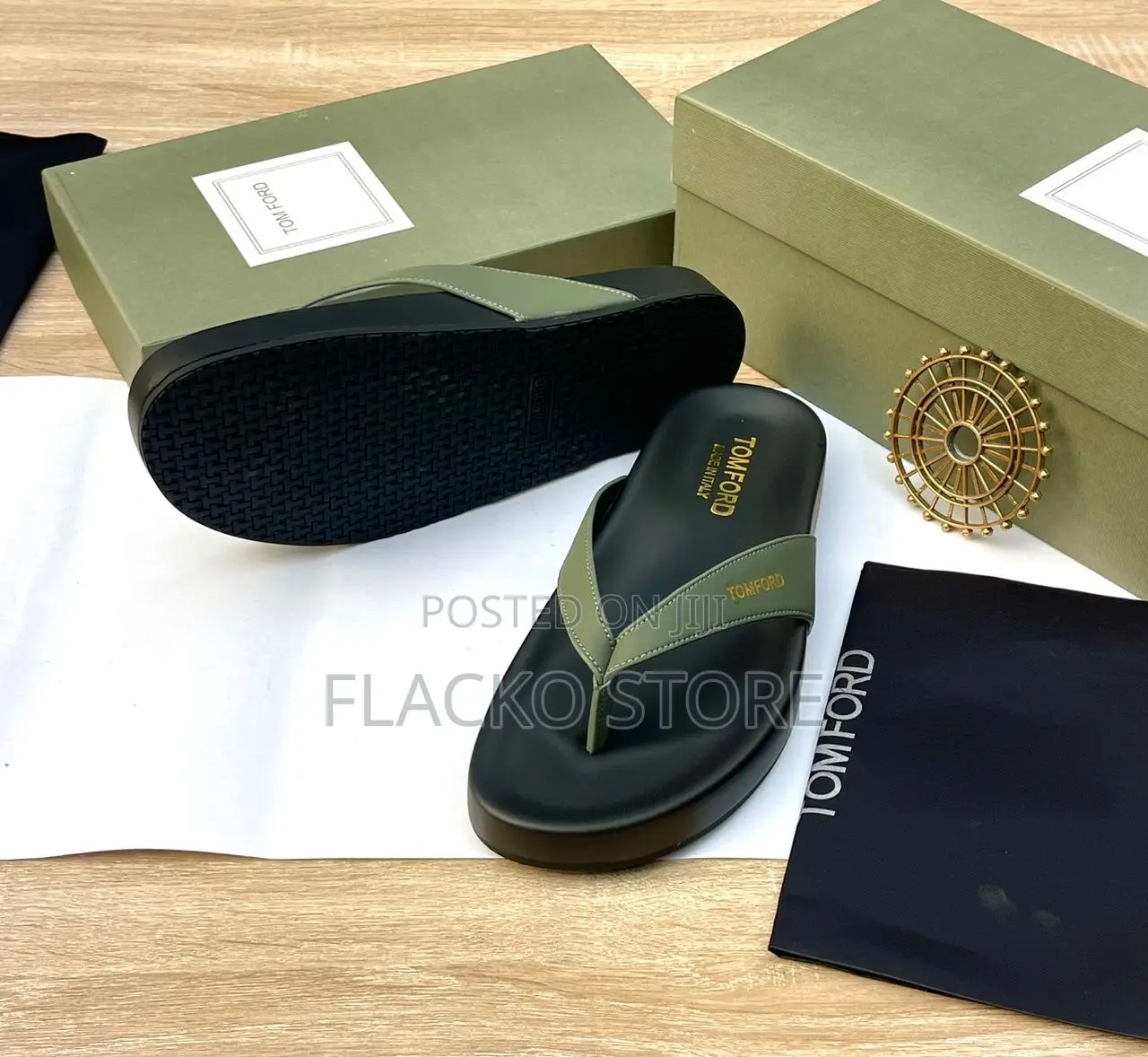 Original Tom Ford Leather Slippers