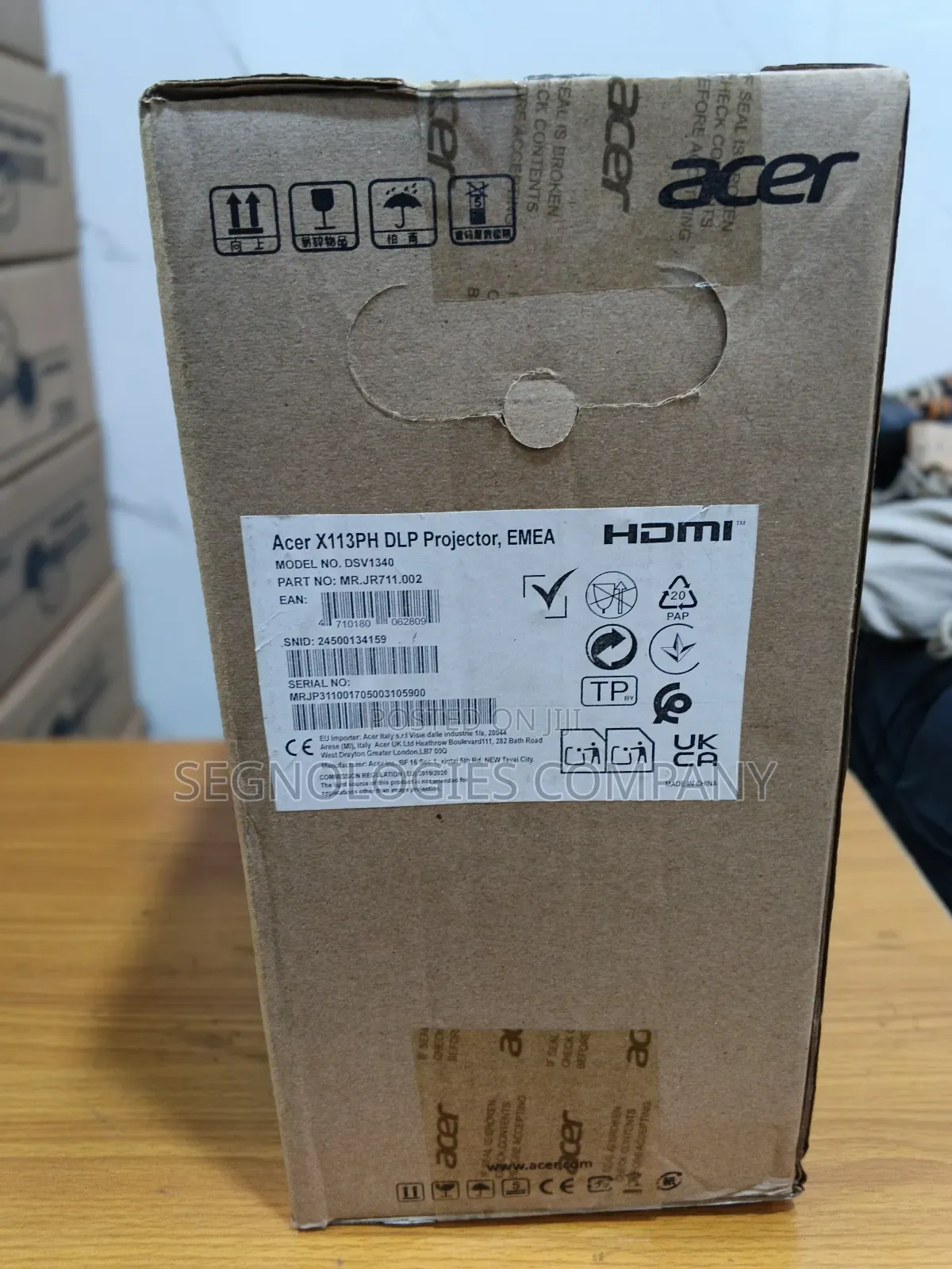 Acer X113ph 3000 Lumens 3d Dlp Projector