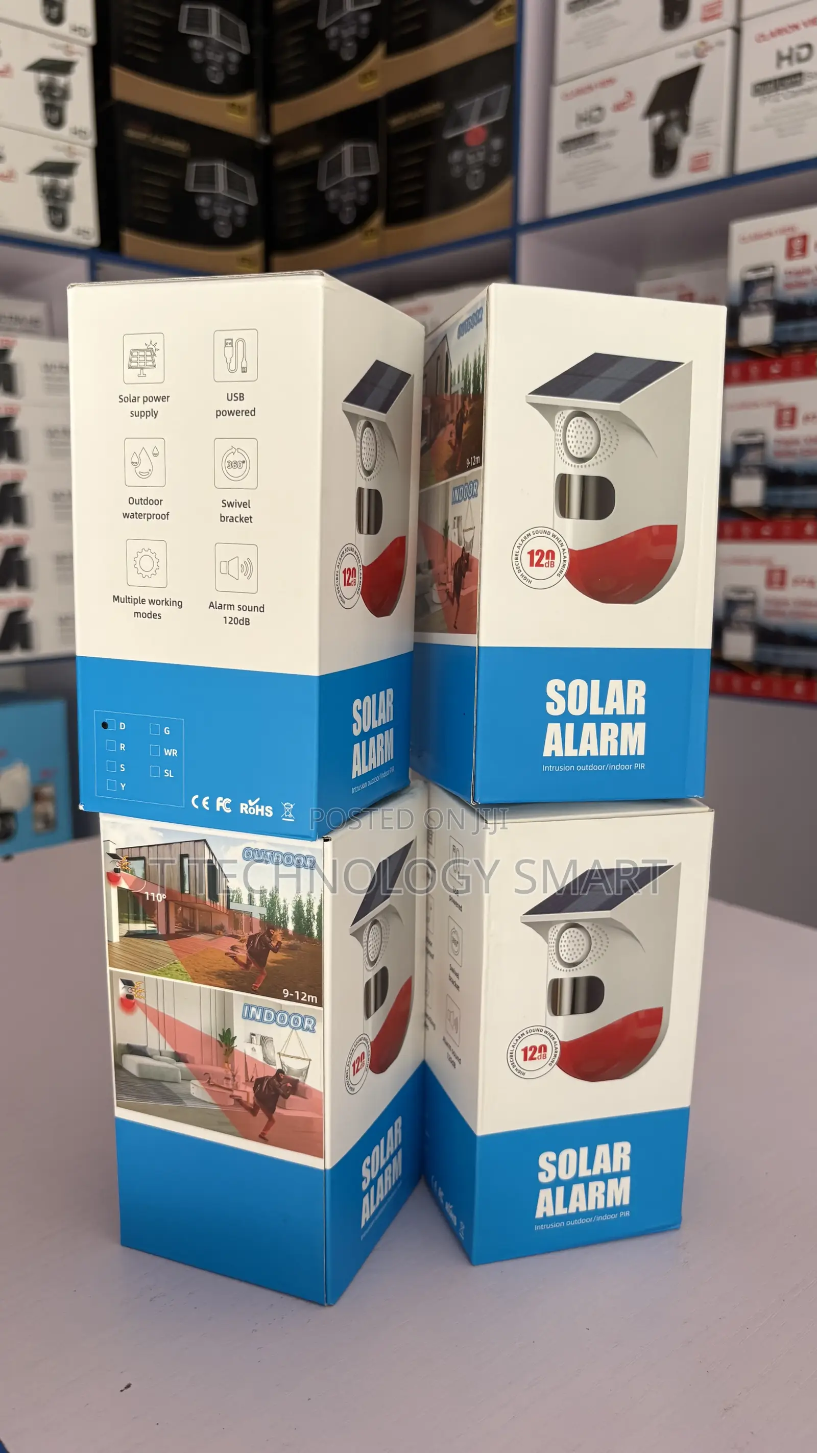Solar Alarm – Intrusion Outdoor/Indoor Pir