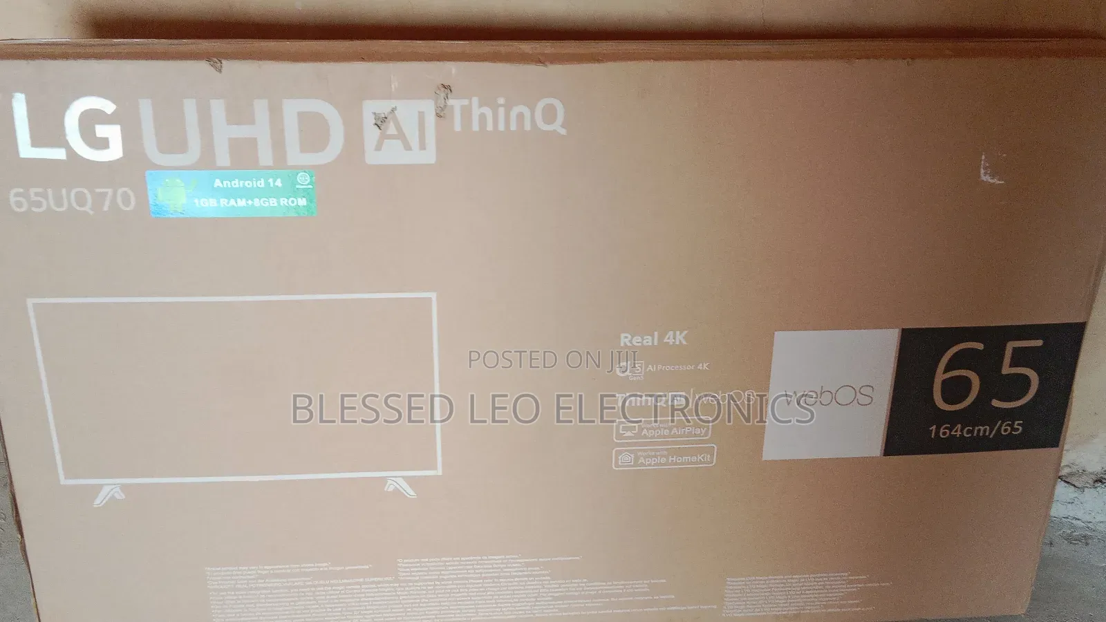 65 Inches Smart Tv With Voice Recognition and Mirror Cast