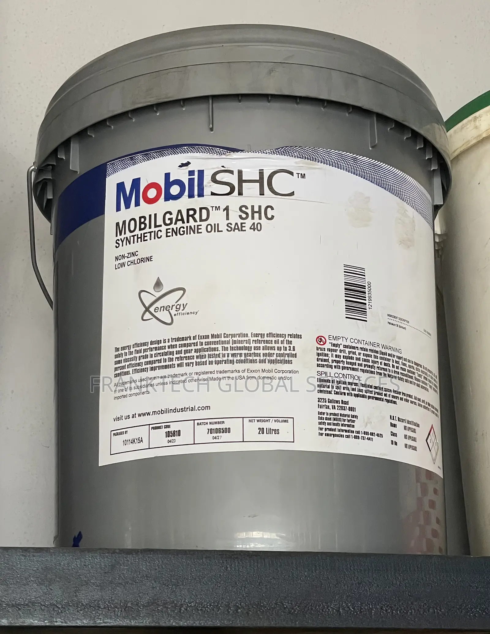 Mobil Shc Mobilgard 1 Sch Synthetic Engine Oil Sea 40