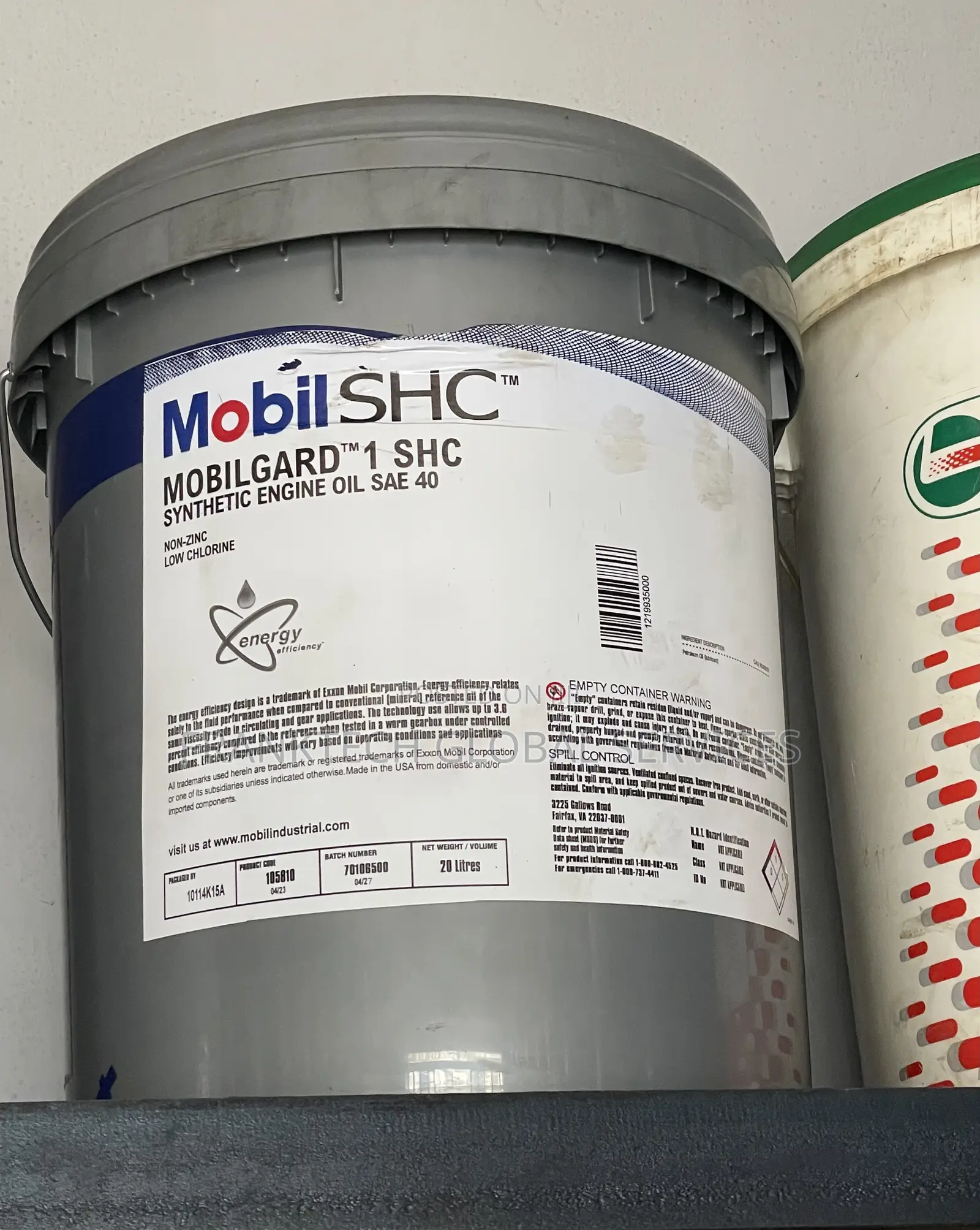 Mobil Shc Mobilgard 1 Sch Synthetic Engine Oil Sea 40