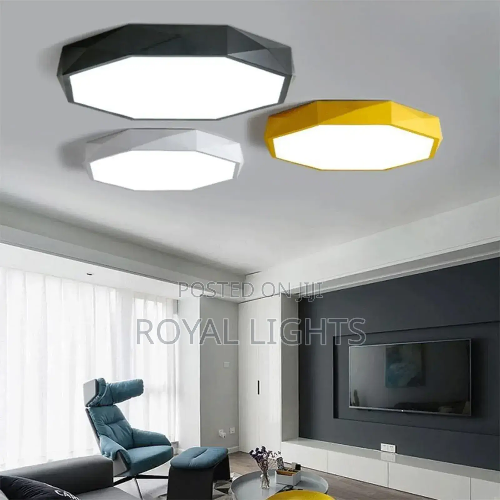 Flush Ceiling Fitting by 500mm