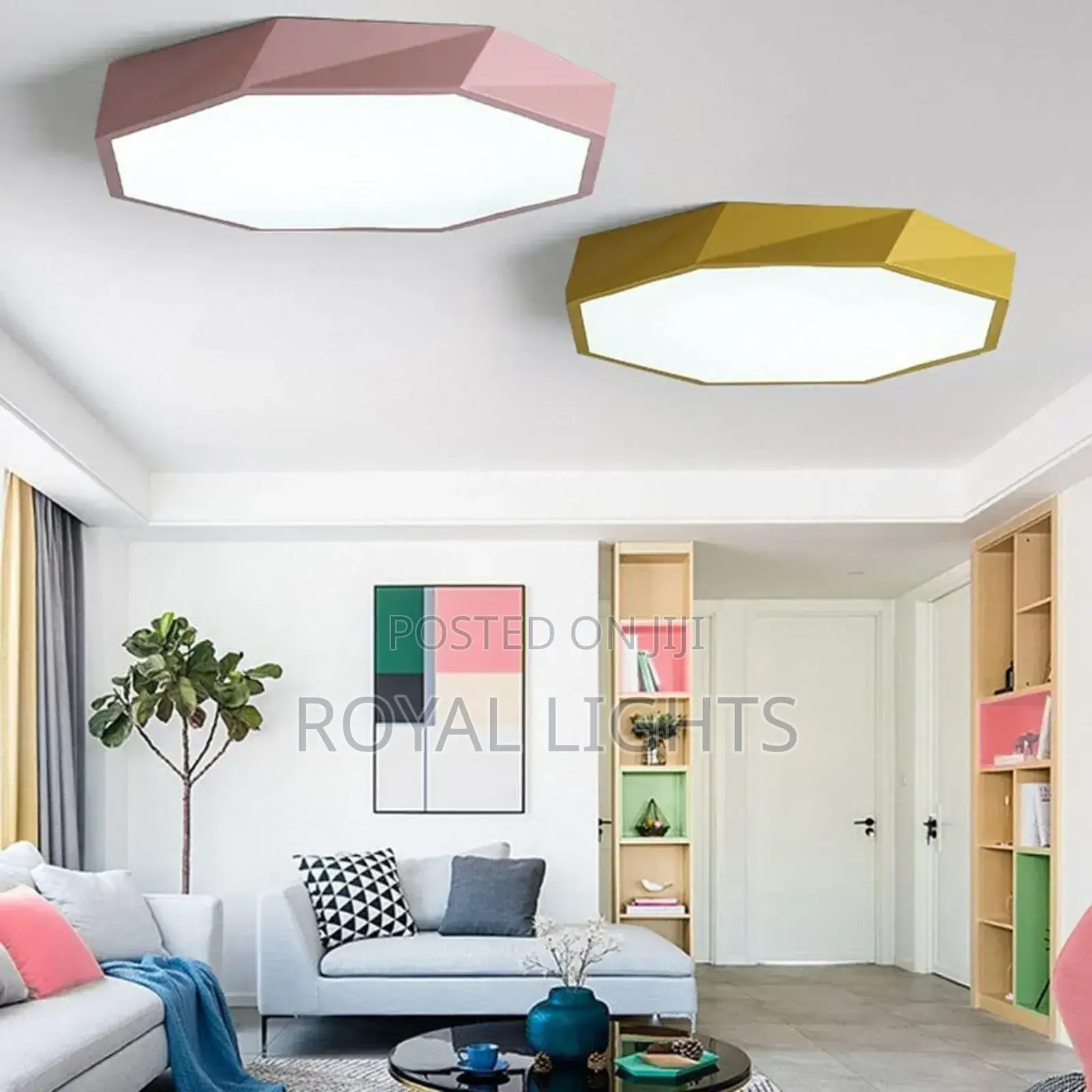 Flush Ceiling Fitting by 500mm