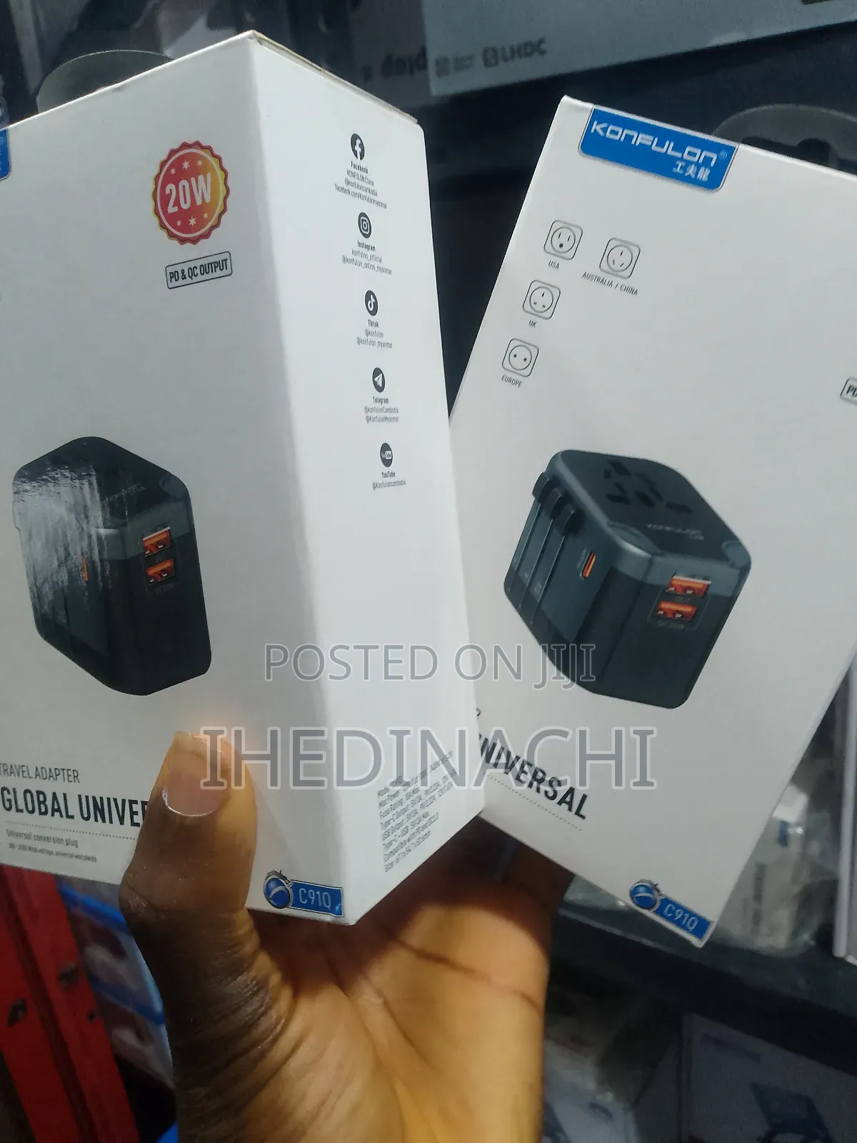 Global Universal Traveling Adapter 20 Wax