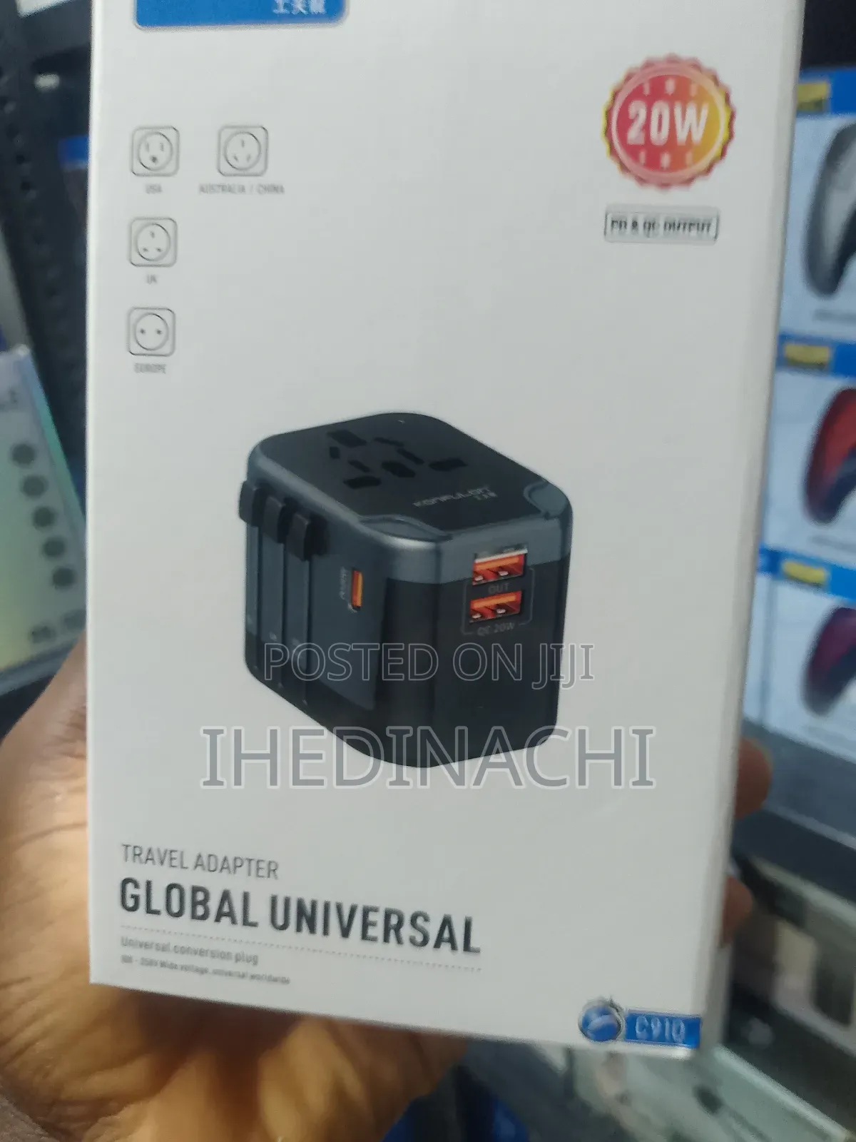 Global Universal Traveling Adapter 20 Wax
