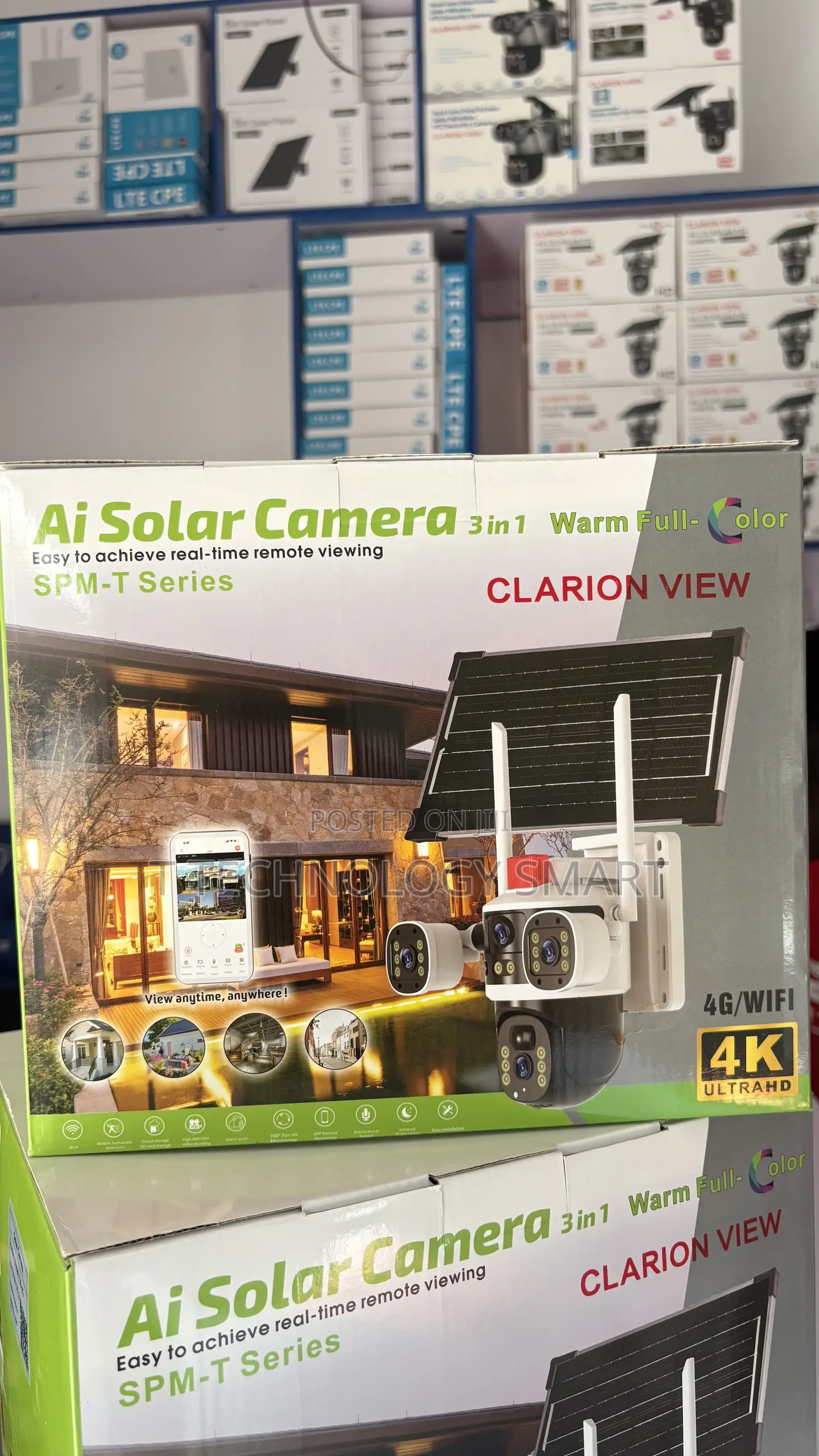 Ai Solar Camera 3 in 1 Warm Full Color