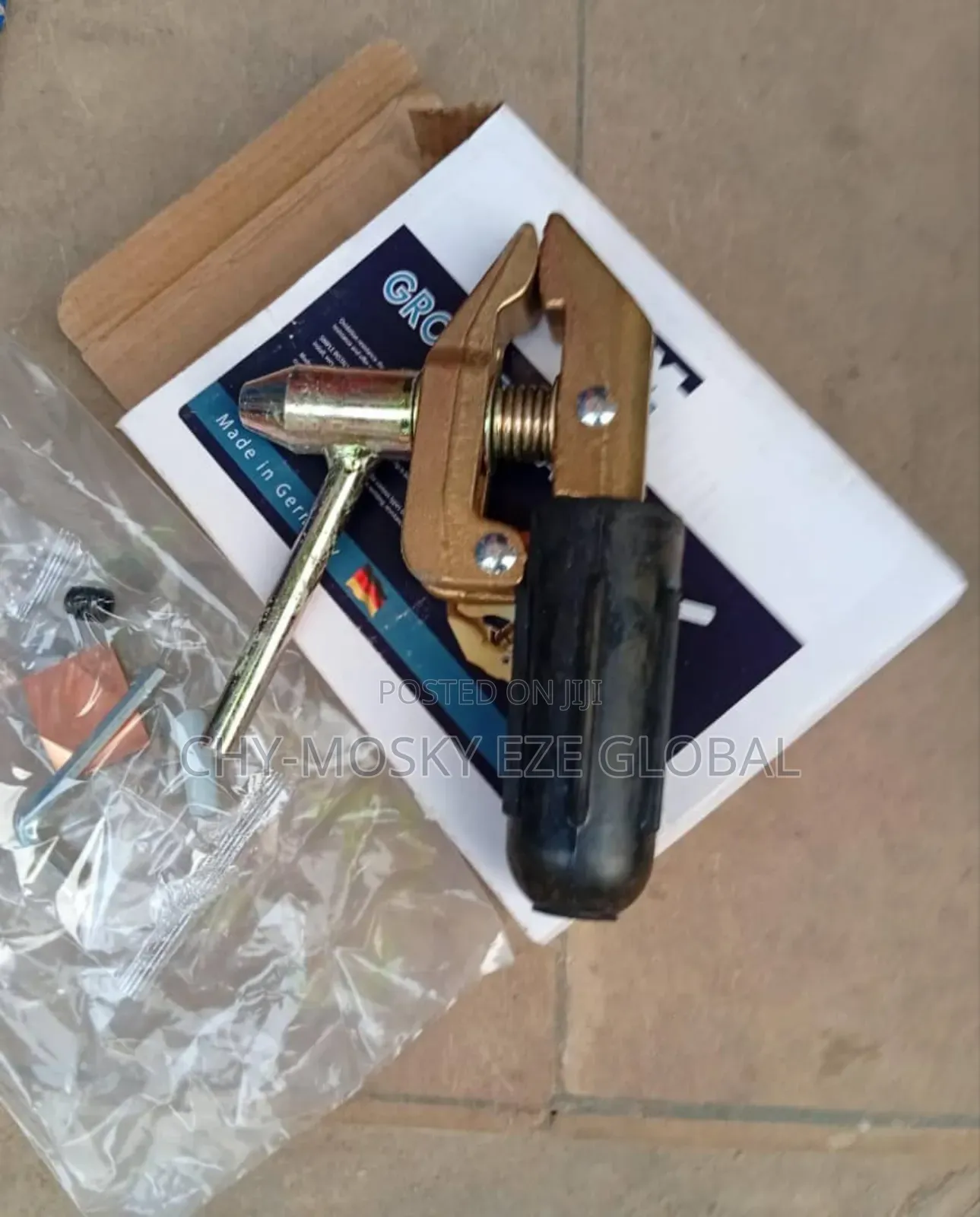 Brass Crocodile Earth Ground Clamp (600a)