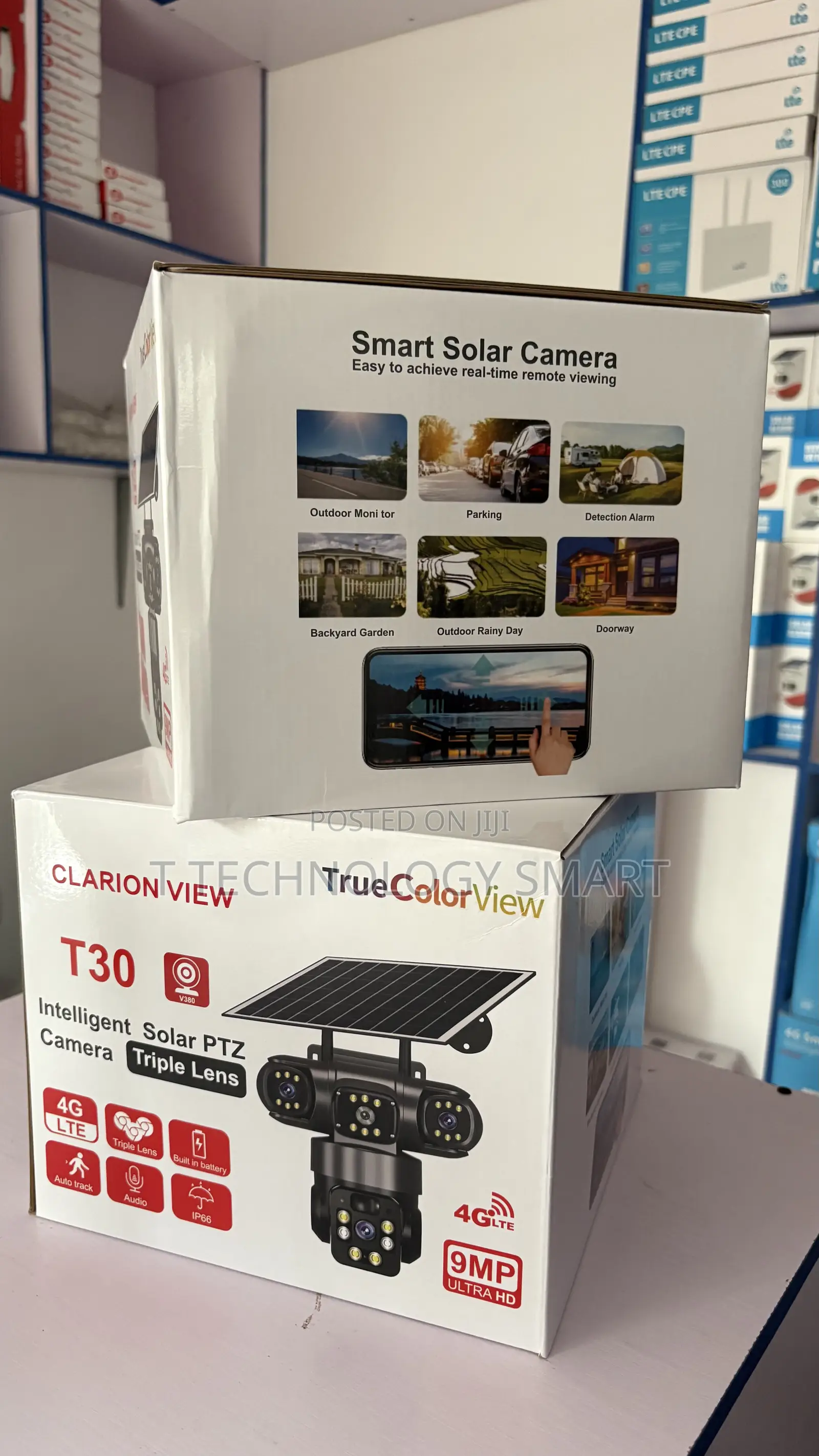 Intelligent Solar PTZ Triple Lens 4g Lite Built in Battery