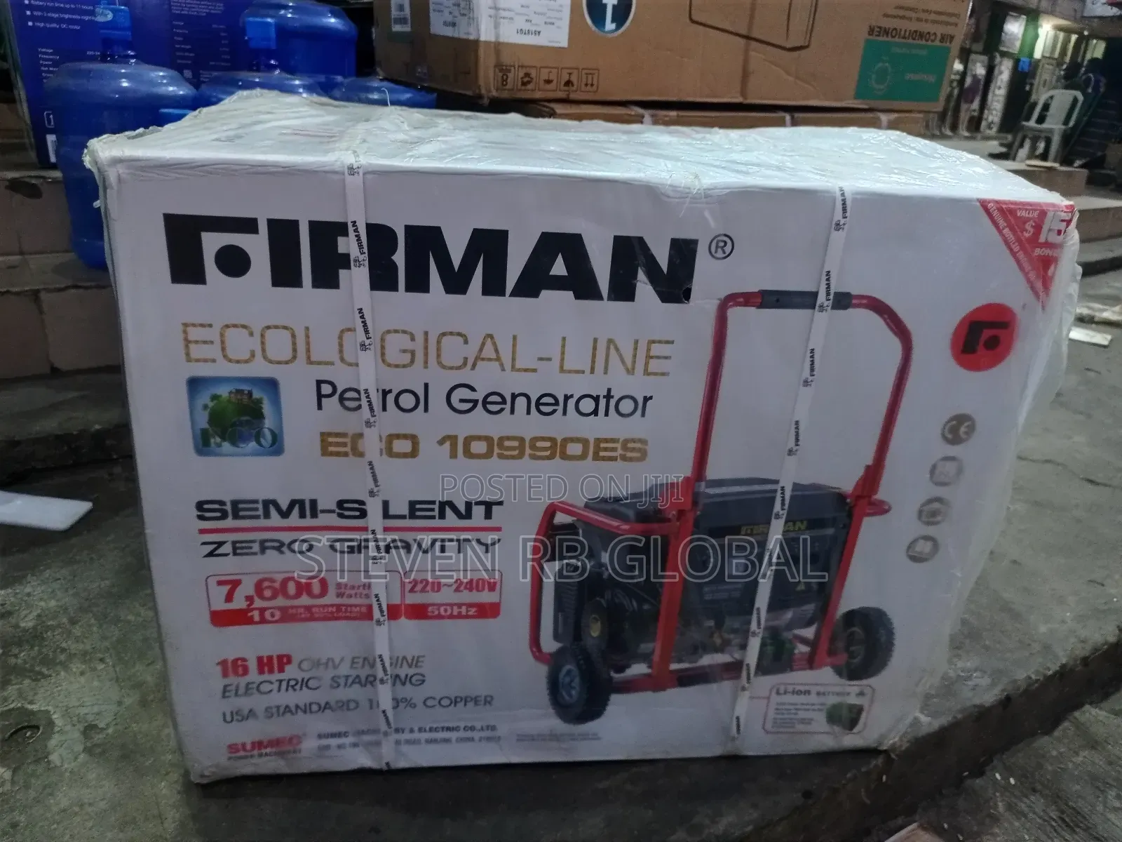 Firman 7.6kva Key Start Generator | Eco 10990es