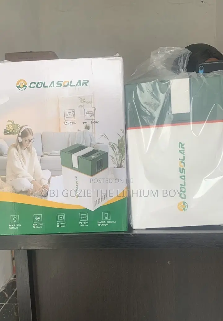 1kwh Cola Solar Power Station Lithium Battery Solar Generator