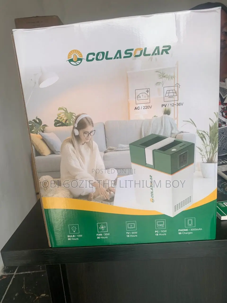 1kwh Cola Solar Lithium Battery. Cola Solar Importer and Distributor