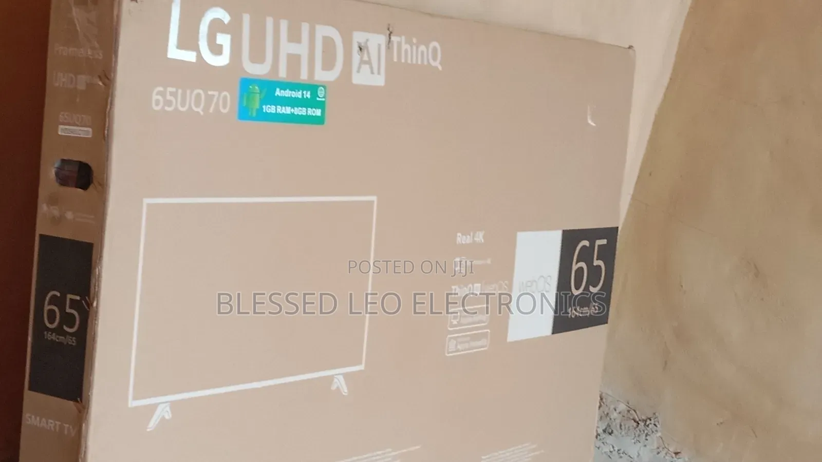 65 Inches Smart Tv With New Design, Netflix Youtube Google