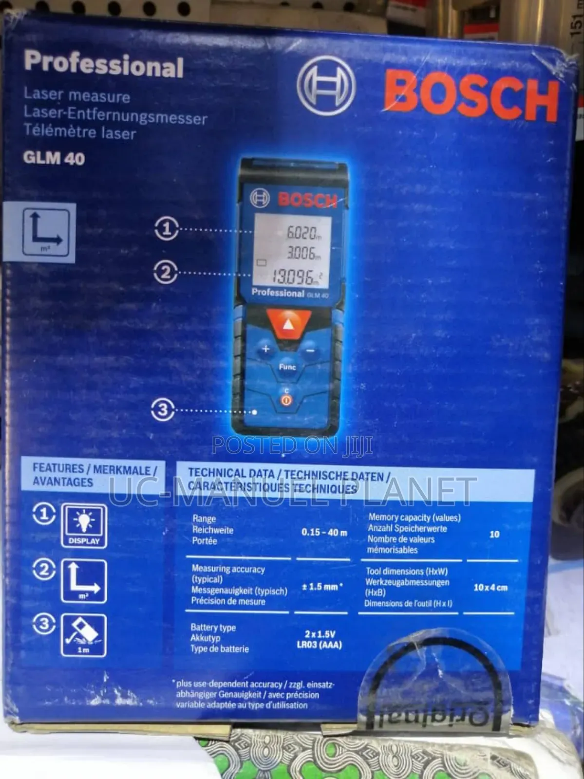 GLM 40 Bosch Laser Meter