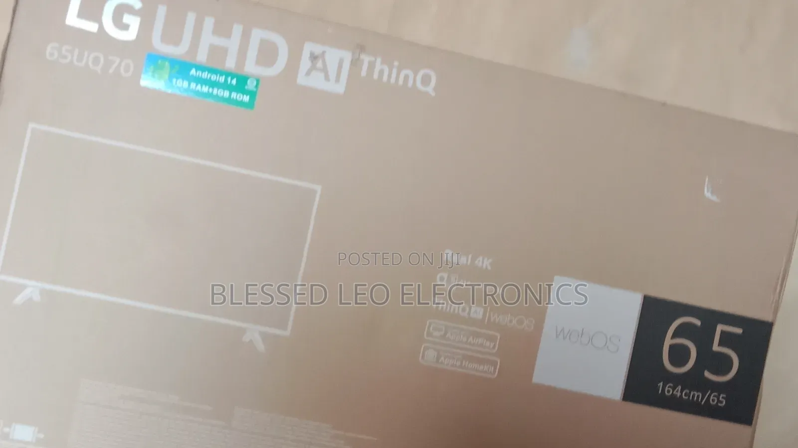 65 Inches Smart Android Tv With Bluetooth Netflix Spotify Youtube