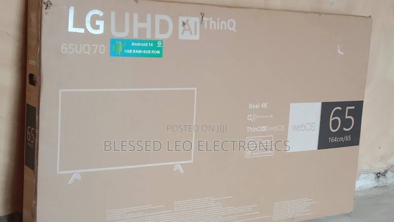 65 Inches Lg Smart Freamless Tv