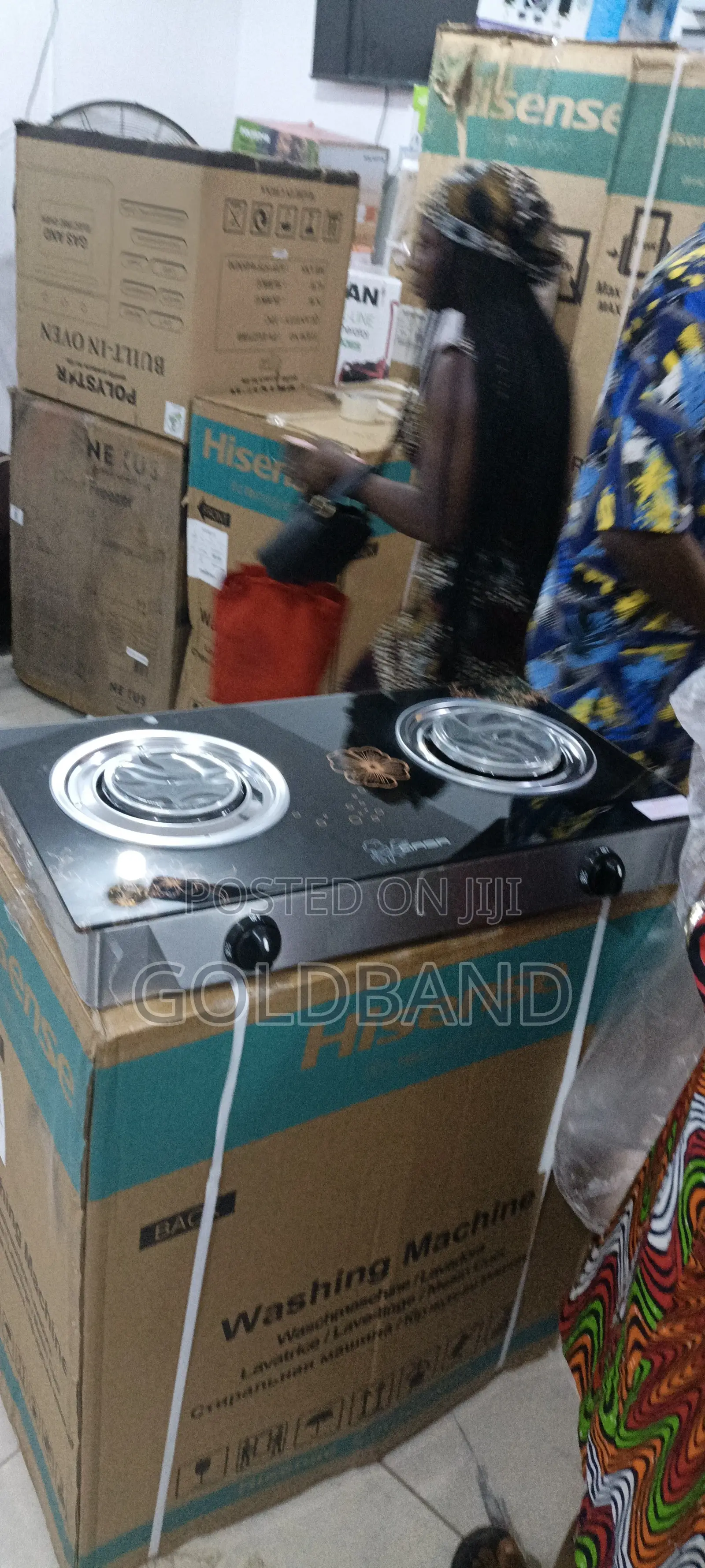 Qasa 2 Burner Gas Cooker for Kitchen