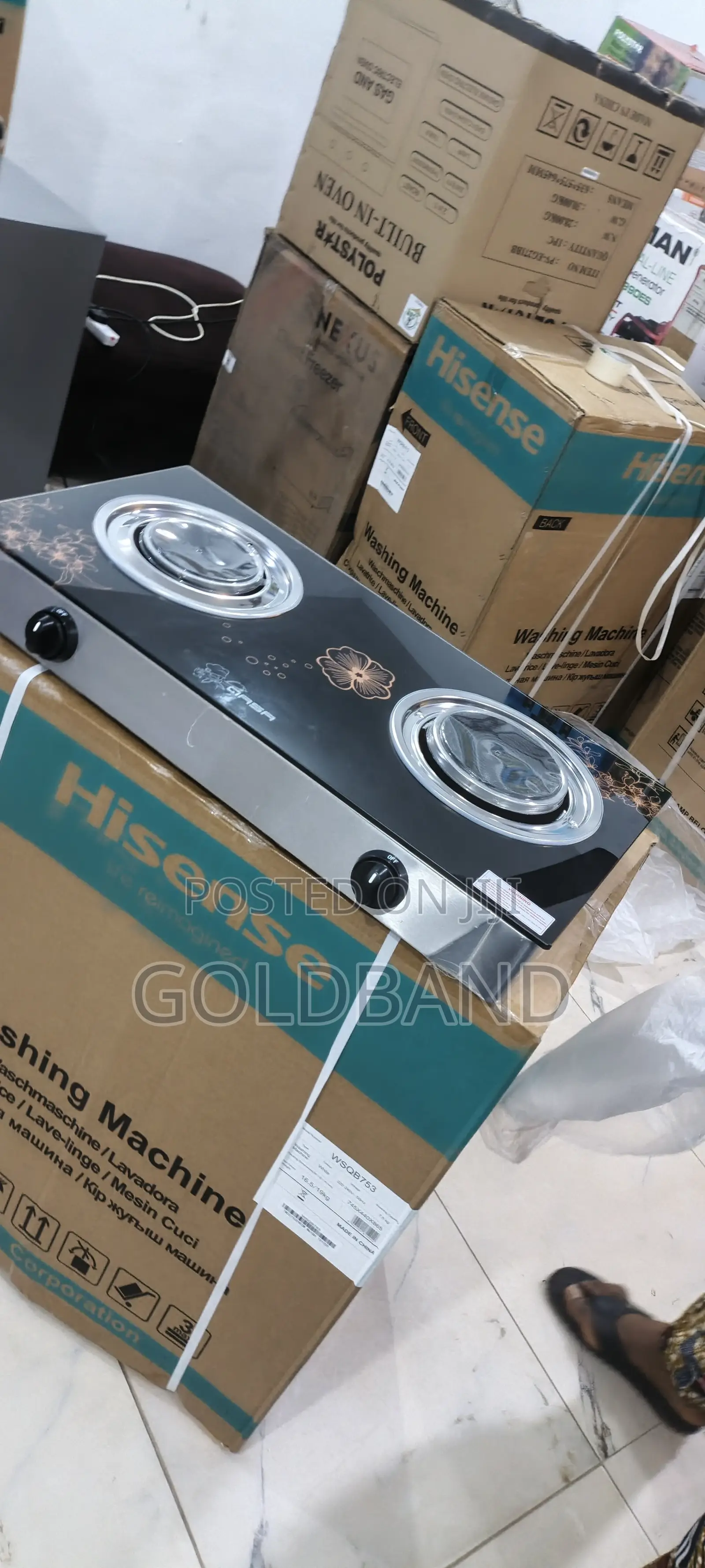Qasa 2 Burner Portable Gas Cooker