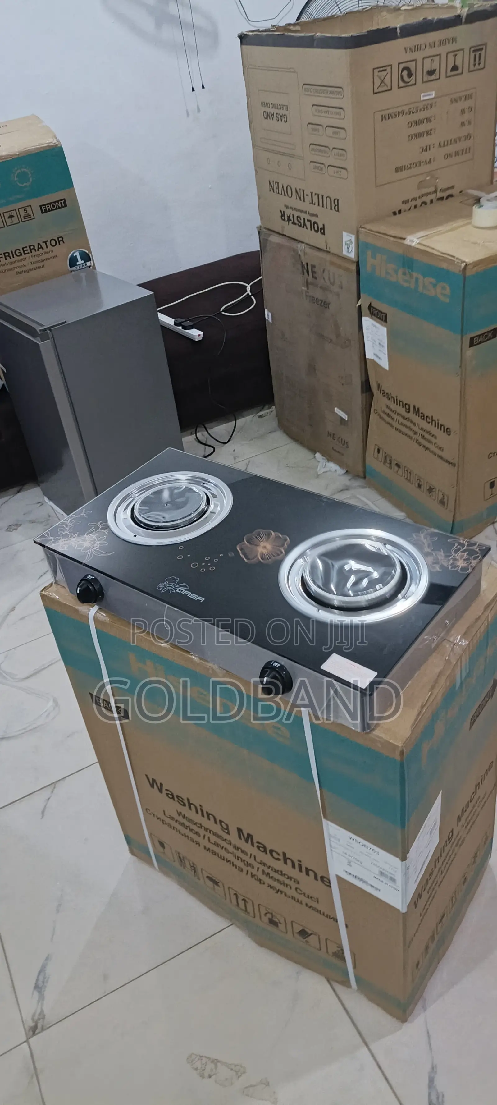 Qasa Tabletop Gas Stove With 2 Burners