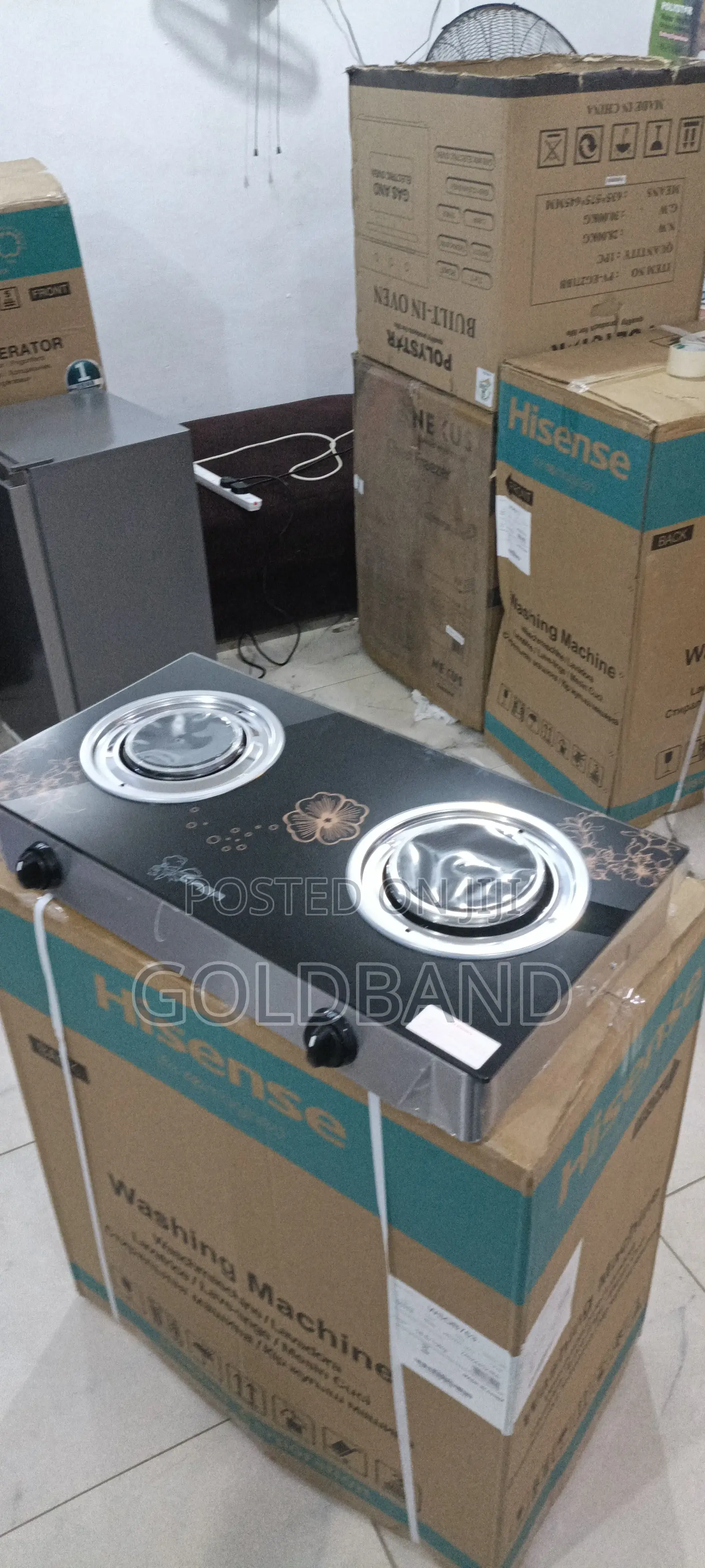 Qasa Dual-Burner Gas Cooker With Manual Control