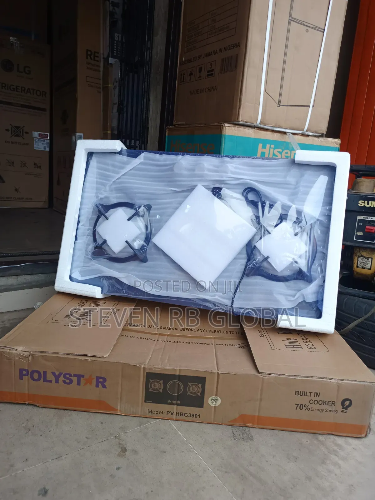 Polystar 2 Gas Burners + 1 Hot Plate Hob | Pv-Hbg3801