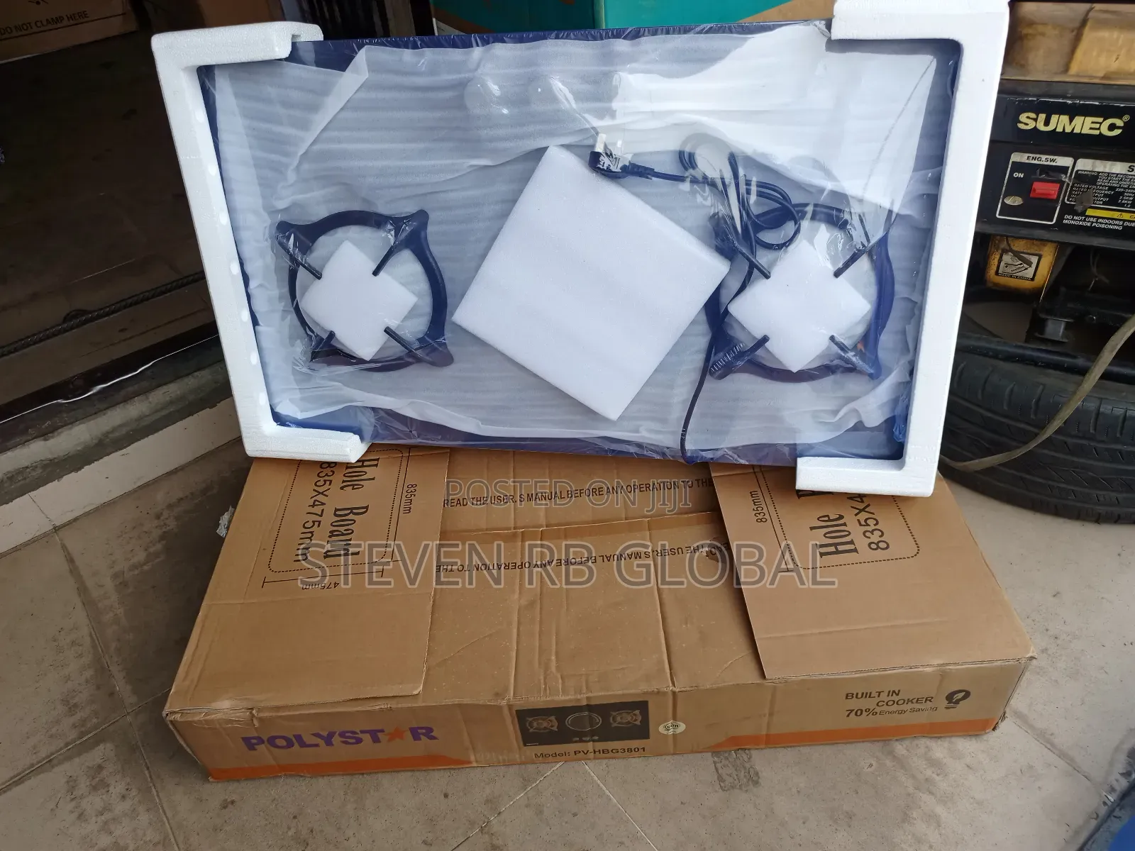 Polystar 2 Gas Burners + 1 Hot Plate Hob | Pv-Hbg3801