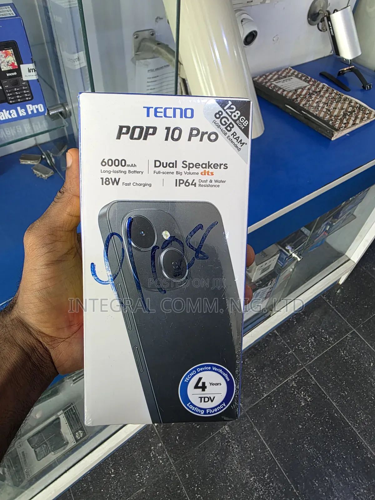 New Tecno Pop 10 Pro 128 GB Gray