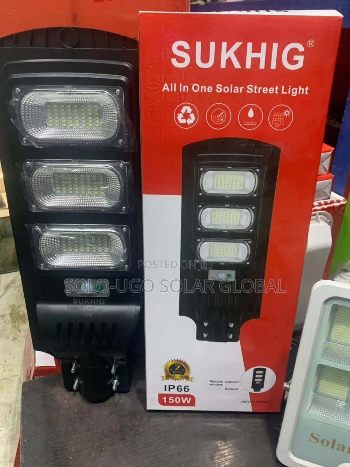 150watts Solar Street Lights ( Sukhig All in One)