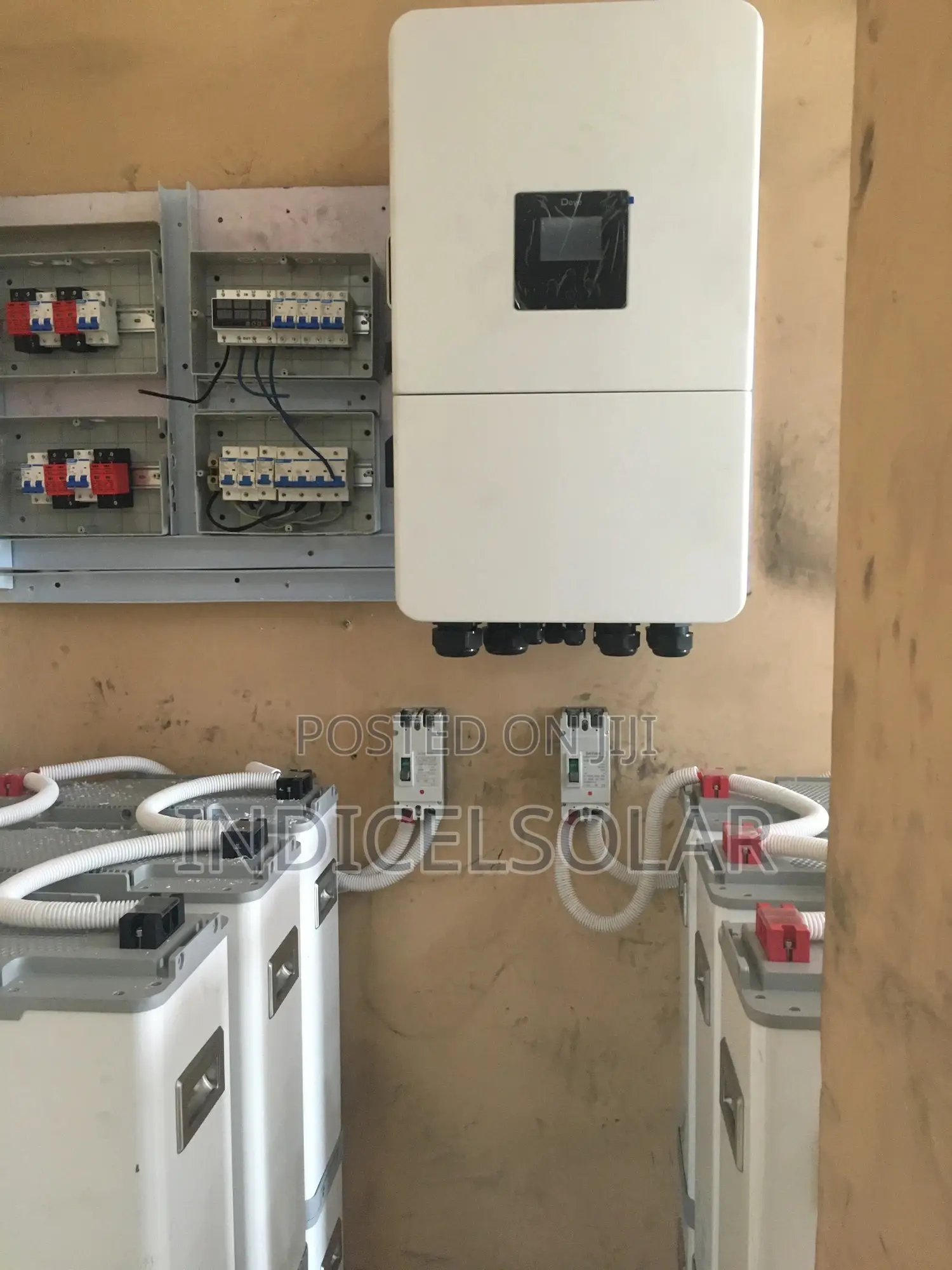 Off-Grid 20kw Deye Solar Energy Storage System Installation