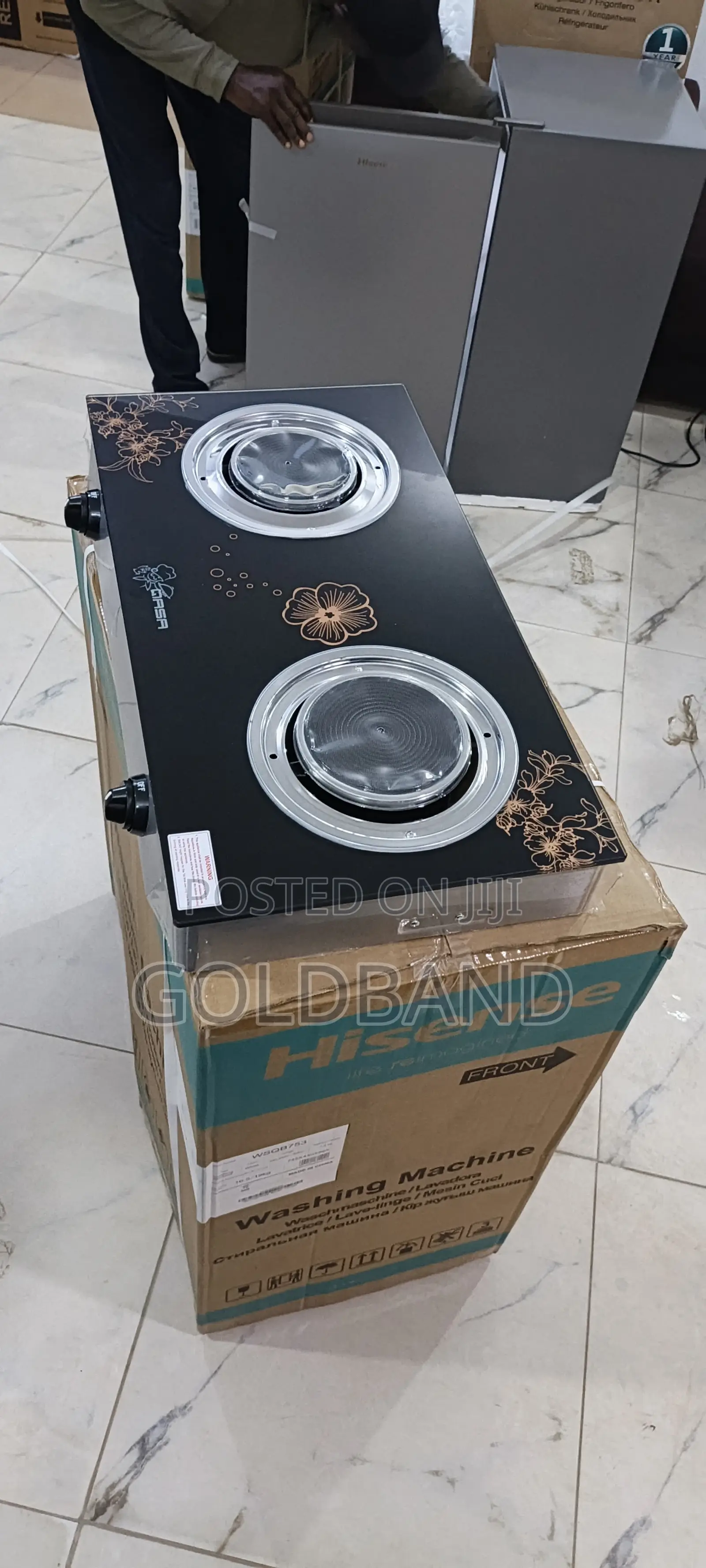 Qasa Dual-Burner LPG Gas Cooker Tabletop