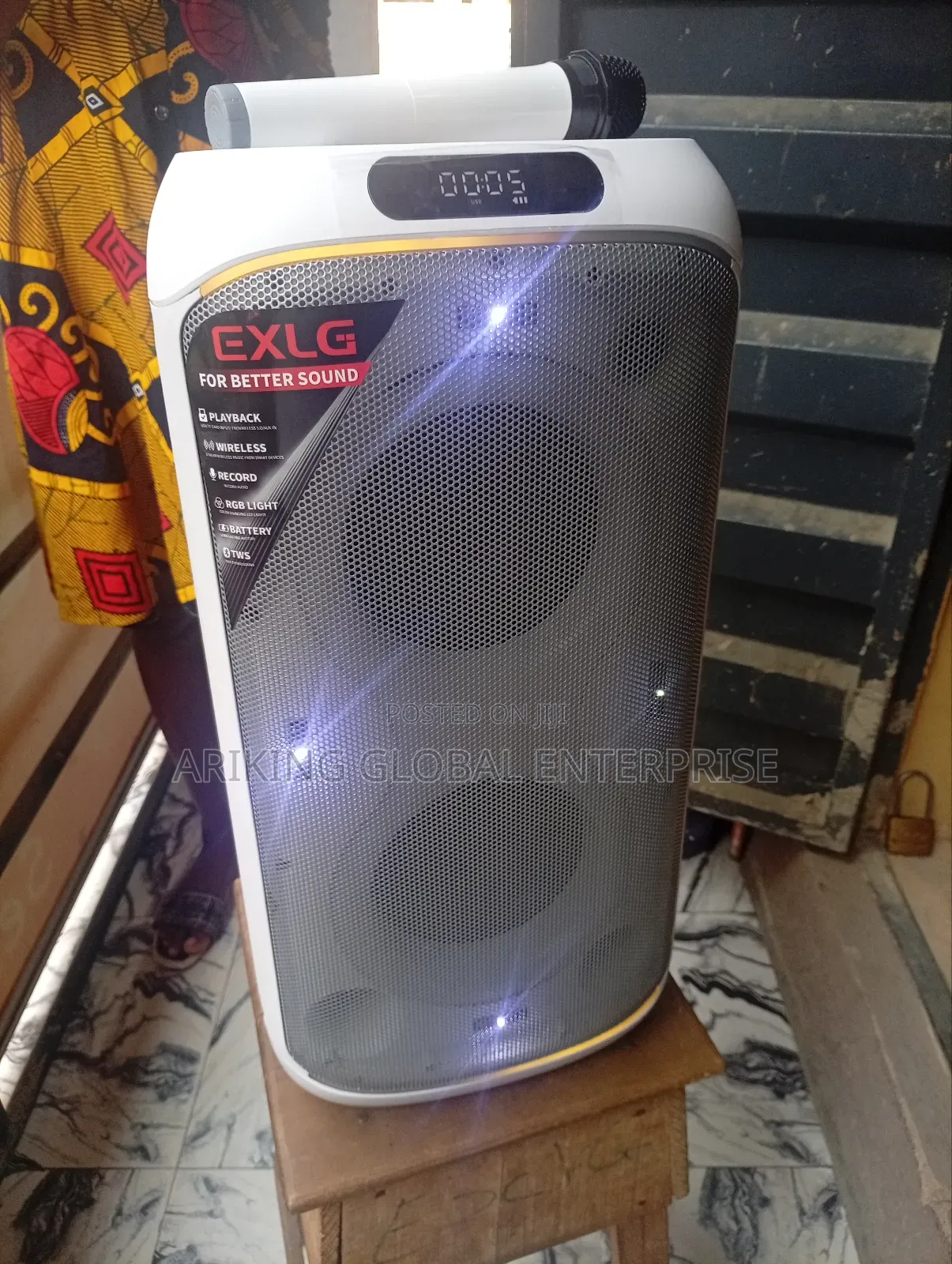 Brand New Exlg Model 657 Party Speaker