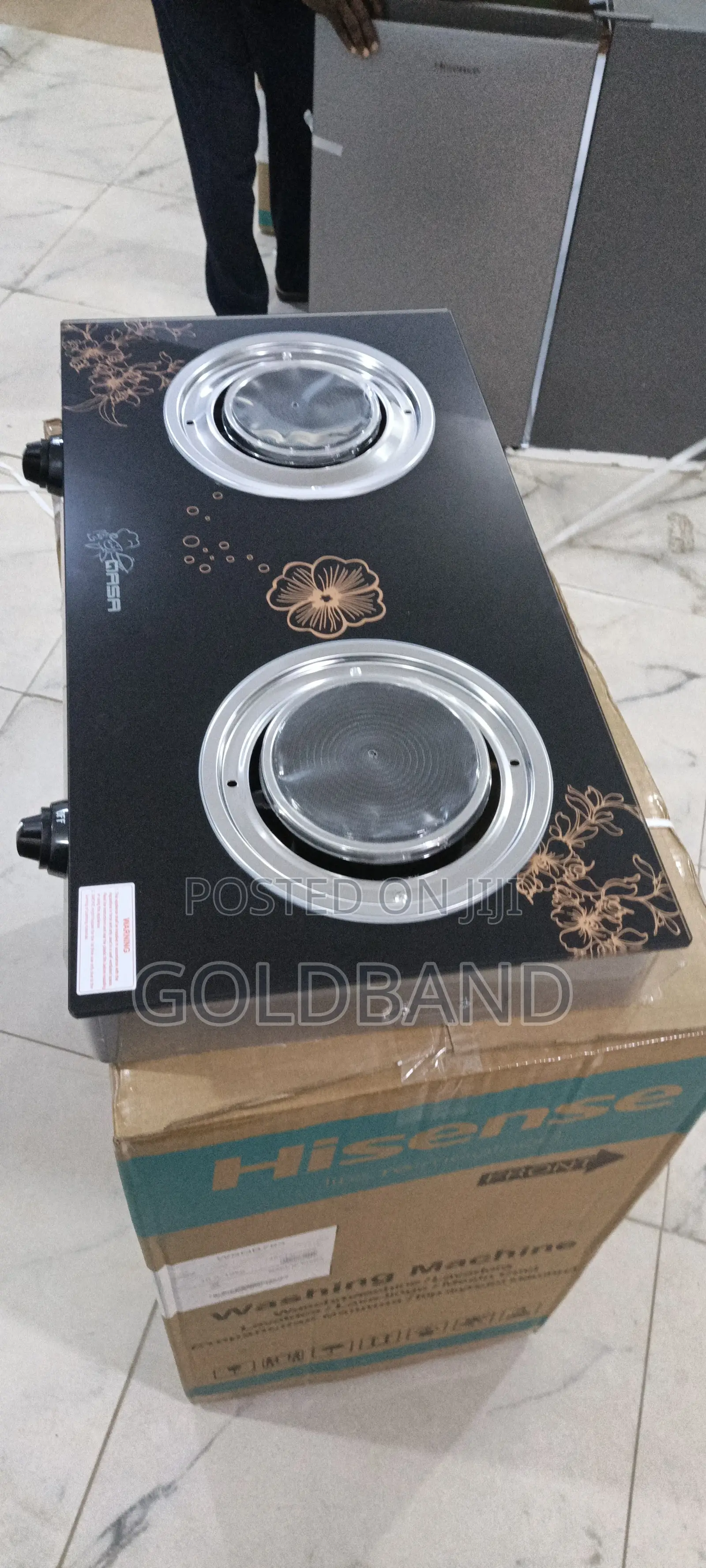 Qasa Compact Dual-Burner Kitchen Stove