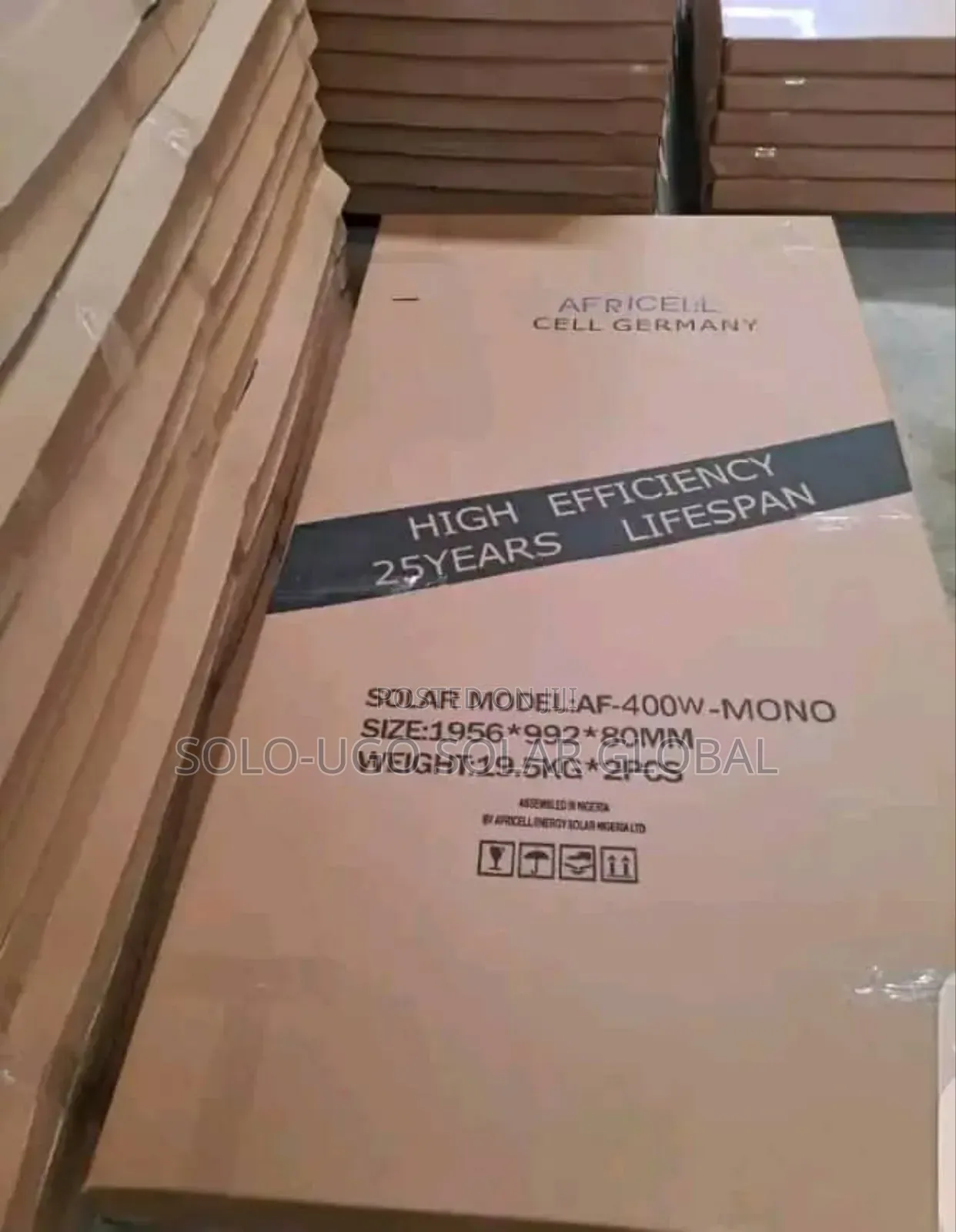 400watts Africell Mono Solar Panels
