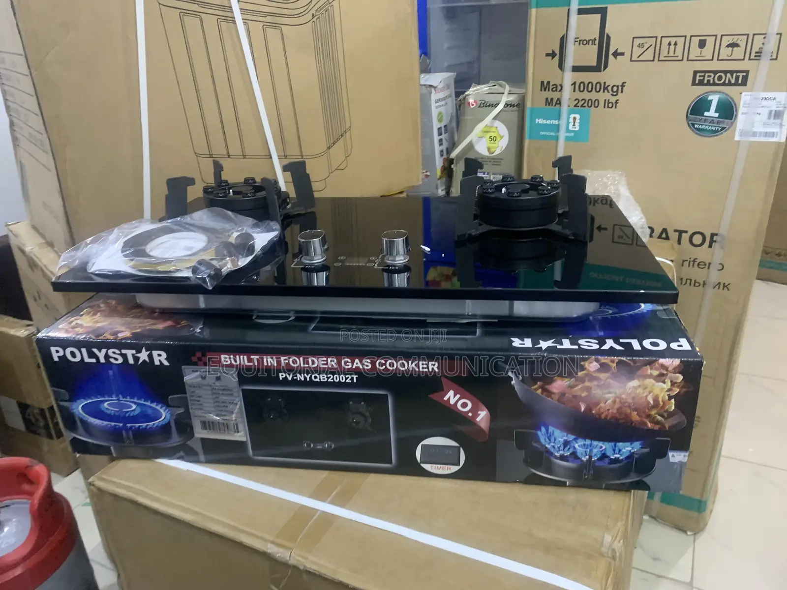 Polystar Pv-Nyqb2002t Flameforce Dual Burner Stove