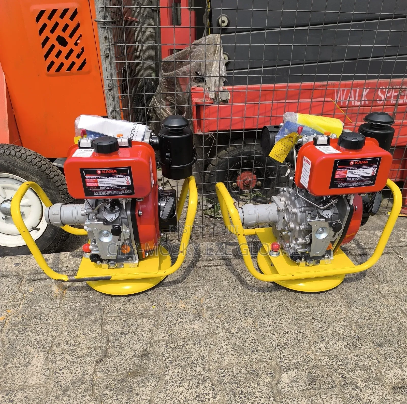 Diesel Poker/Vibrator Machine (With 38mm Hose)
