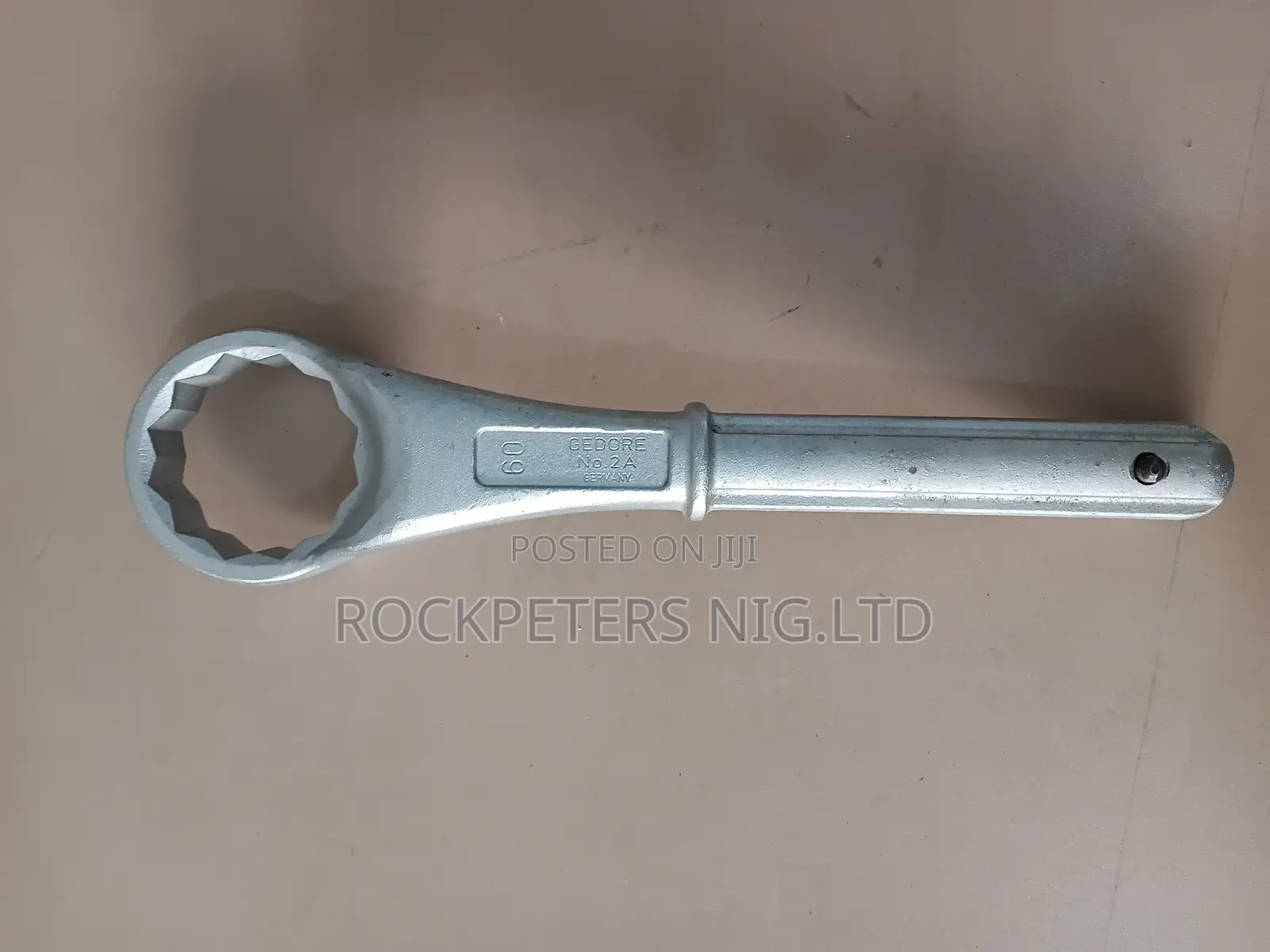Gedore 2 A Metric Single End Ring Spanner Wrench 60mm