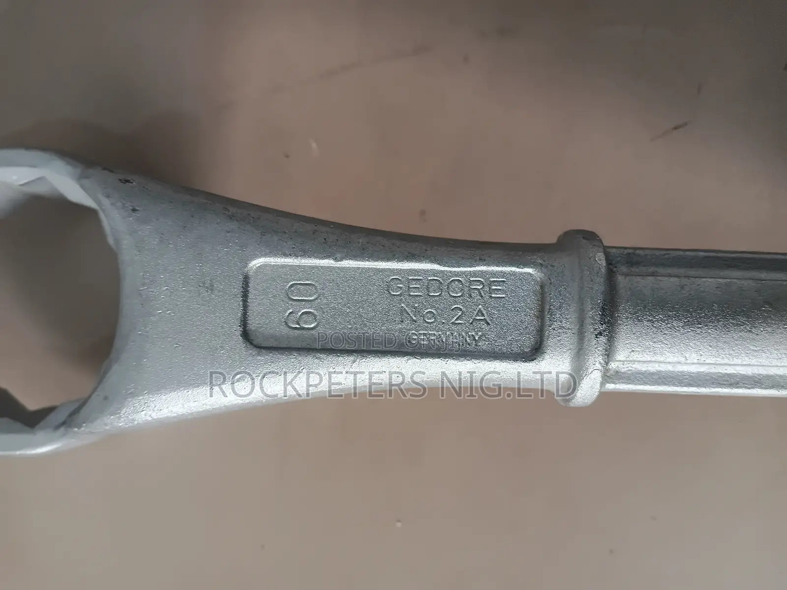 Gedore 2 A Metric Single End Ring Spanner Wrench 60mm